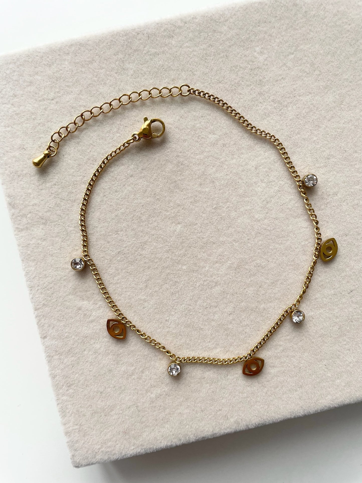 vibe3 Evil Eye Anklet