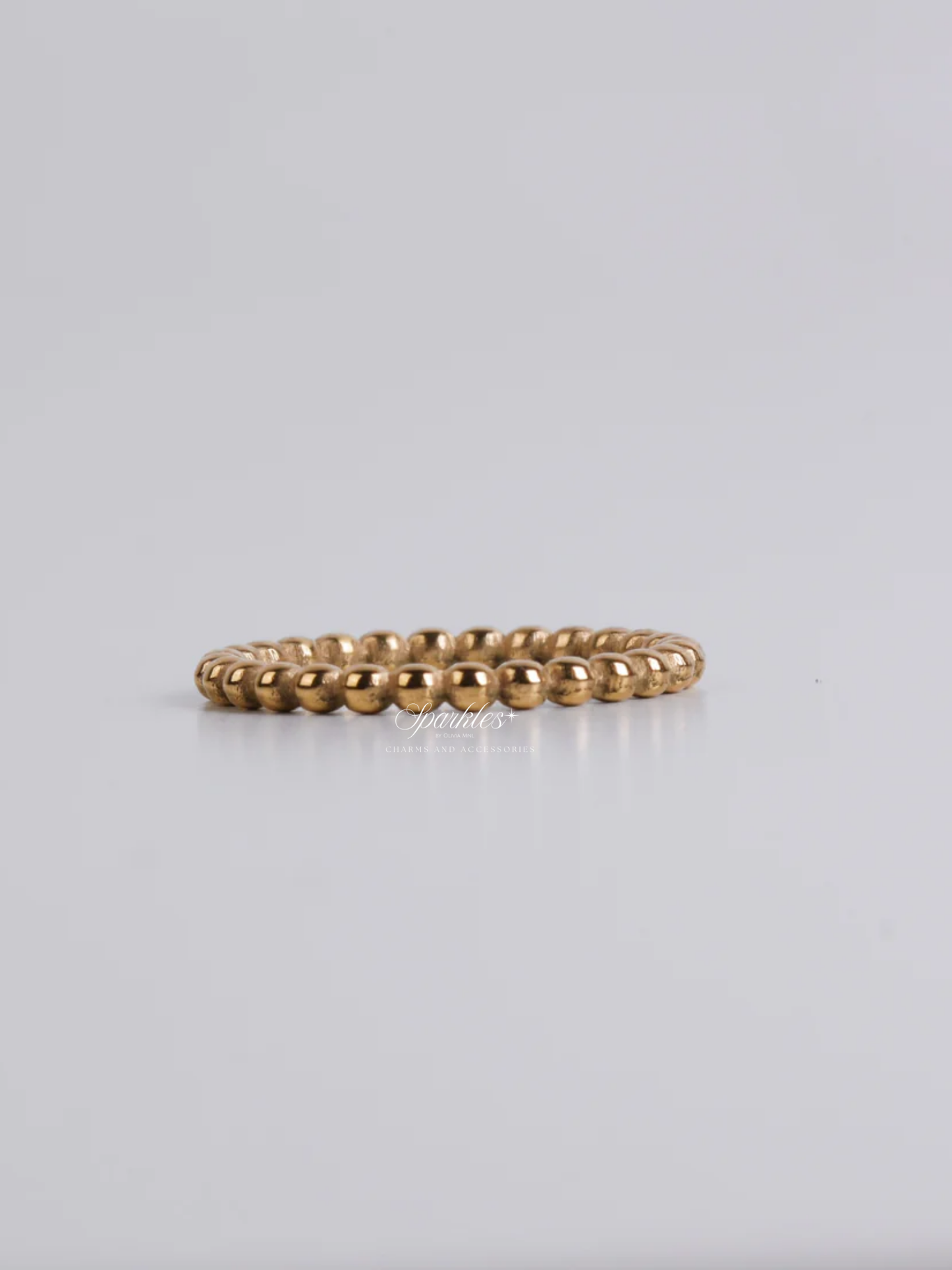 Bubble gold Ring with sizes