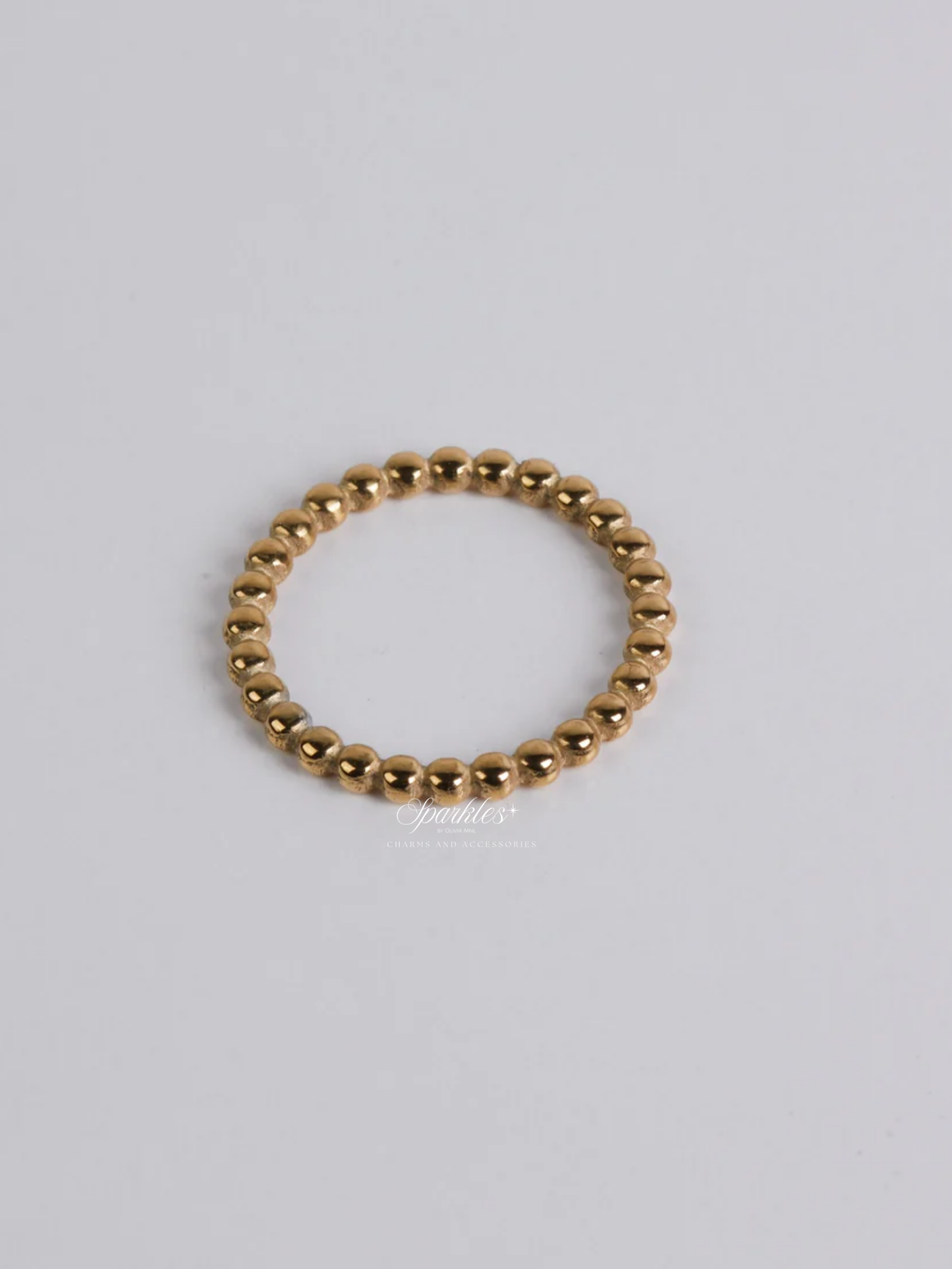 Bubble gold Ring with sizes