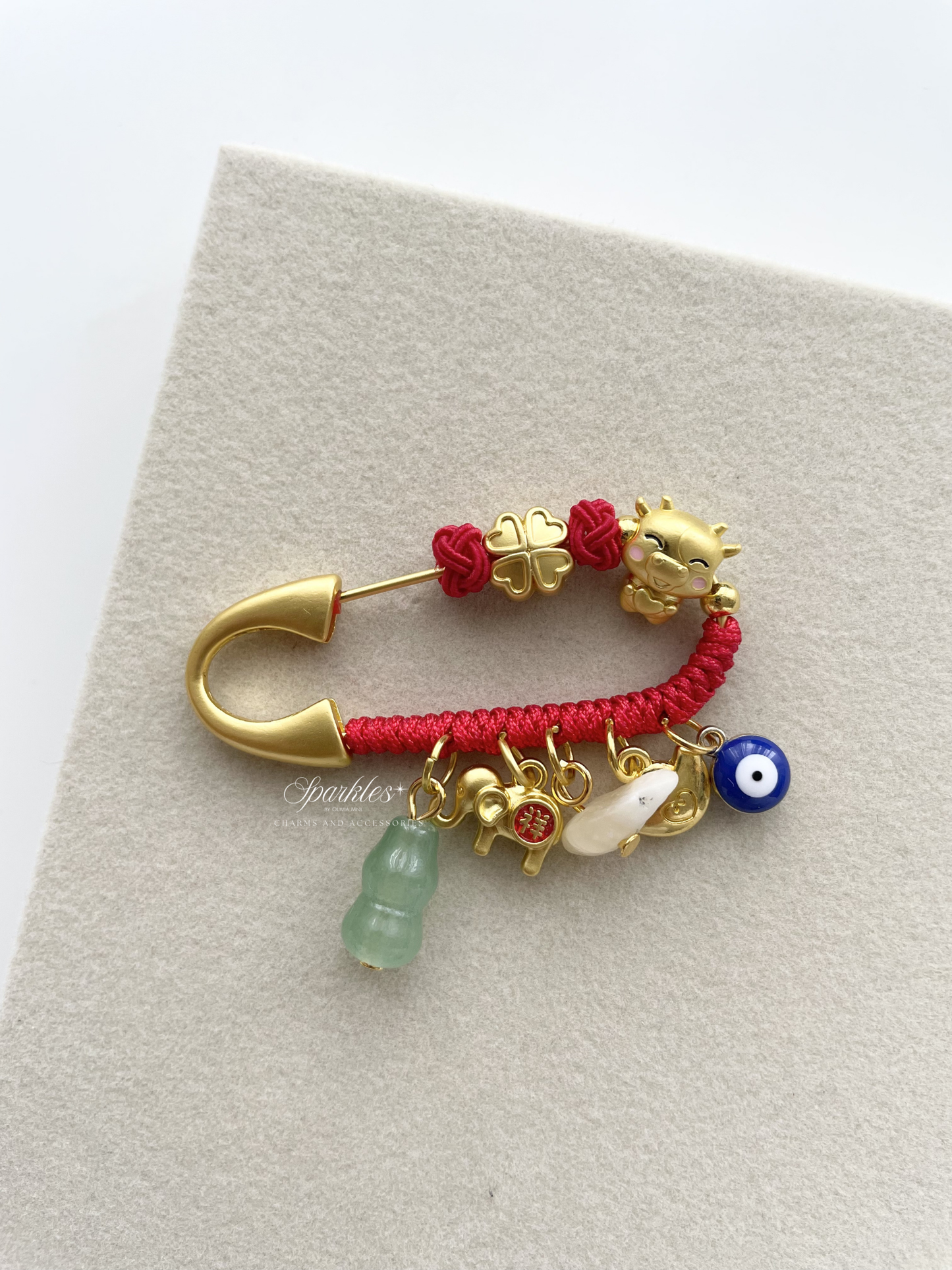 CNY Lucky Zodiac Pin - Ox