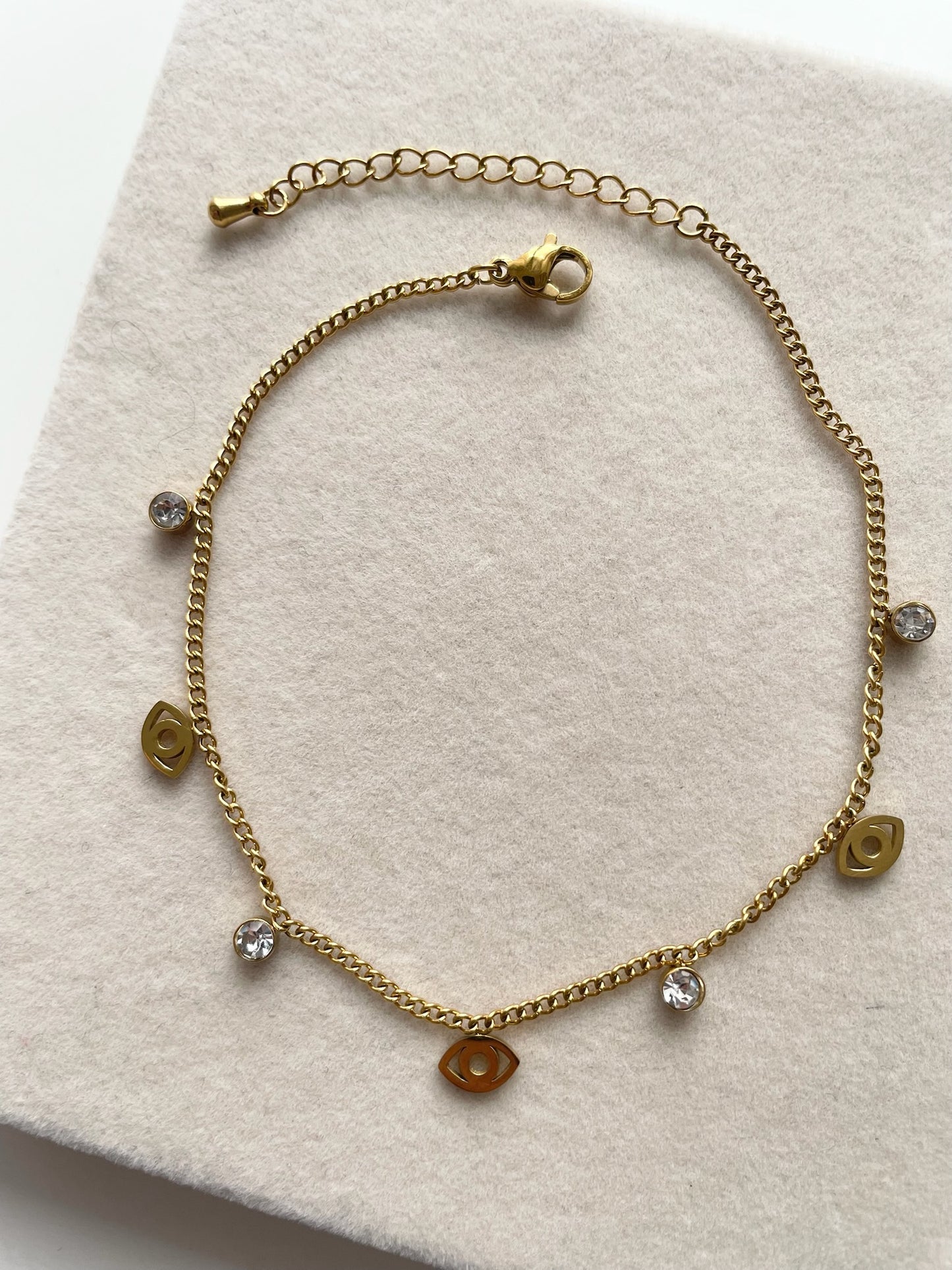 vibe3 Evil Eye Anklet
