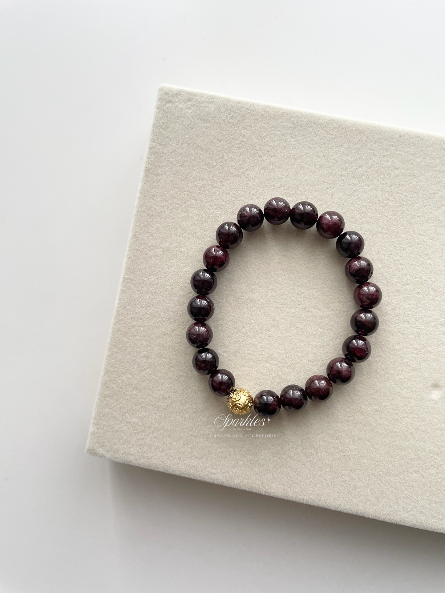 MB6 Moneyball in Garnet Bracelet with Sizes