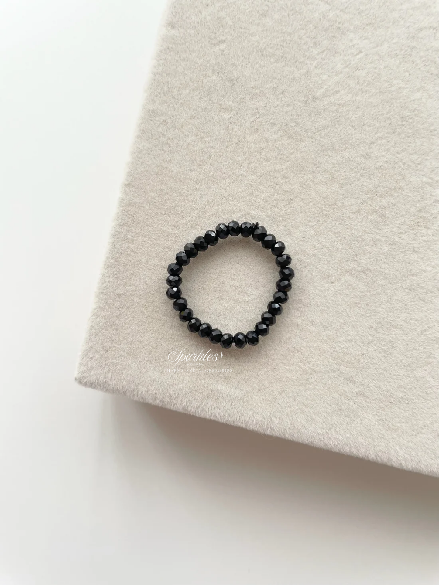 Obsidian Ring with sizes