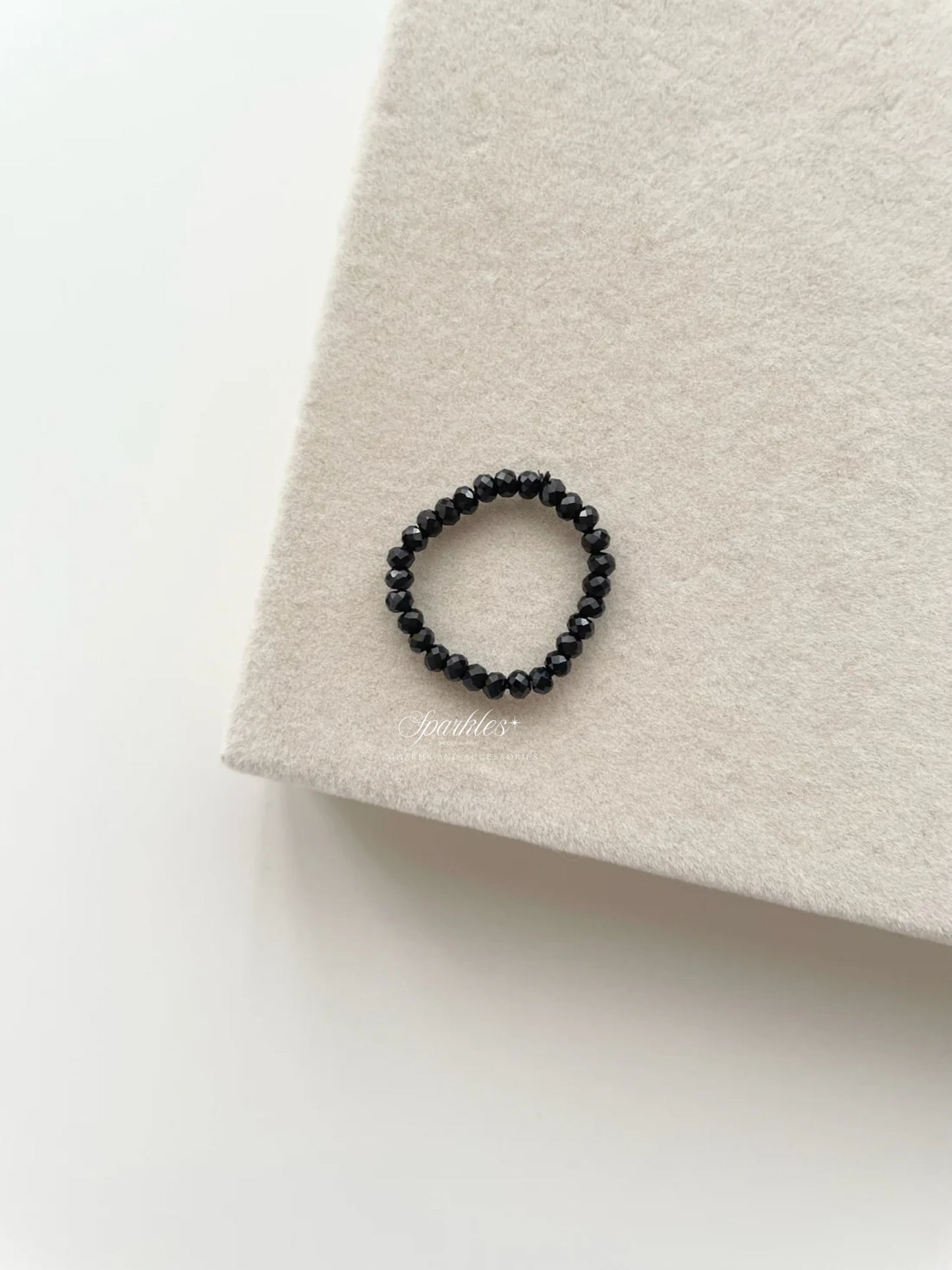 Obsidian Ring with sizes