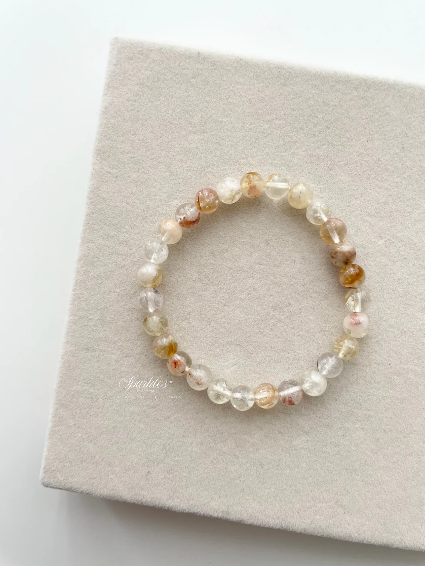 Sel12 Golden Healer stone bracelet with sizes