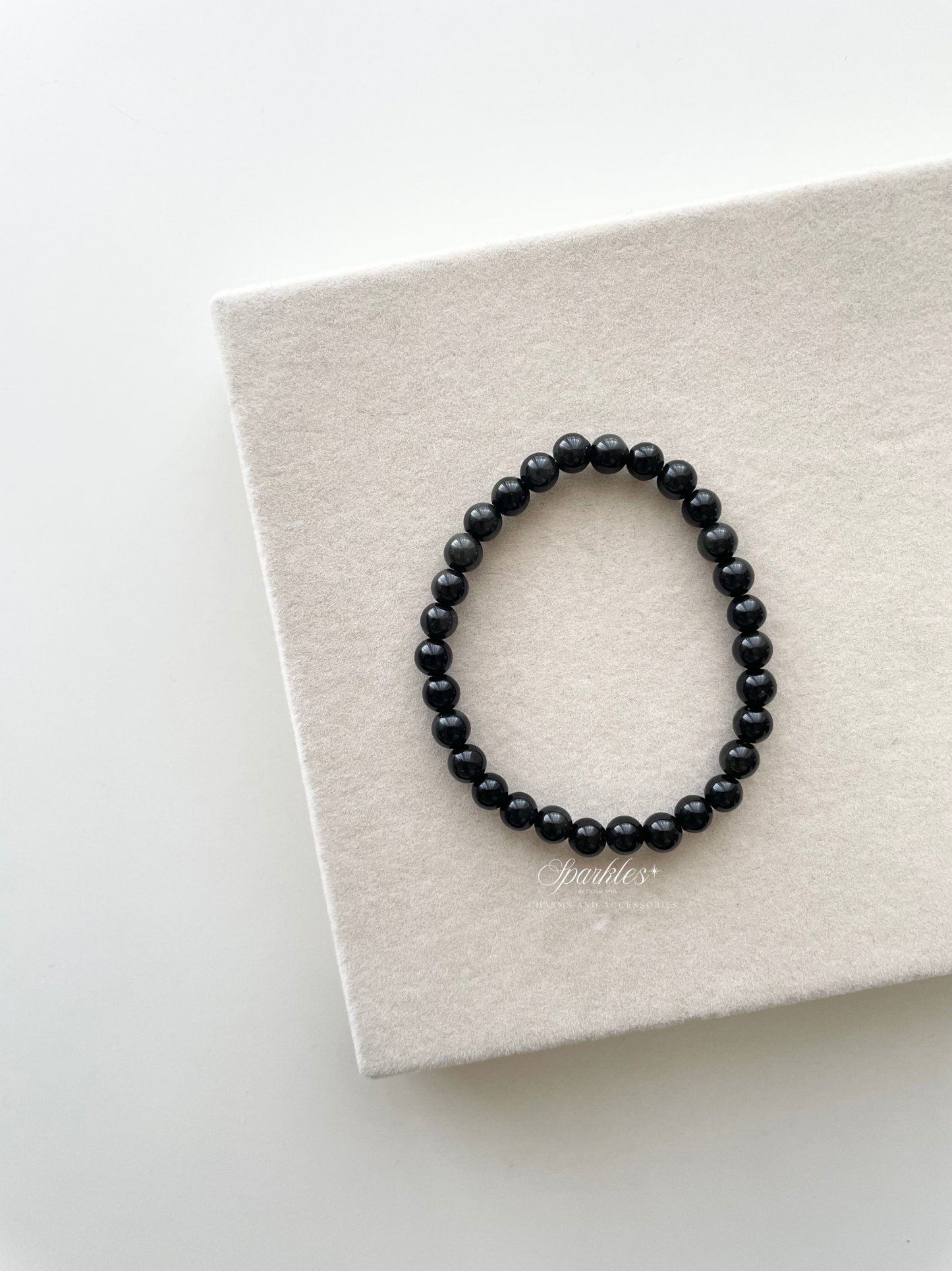Sel39 Gold Obsidian Bracelet with Sizes