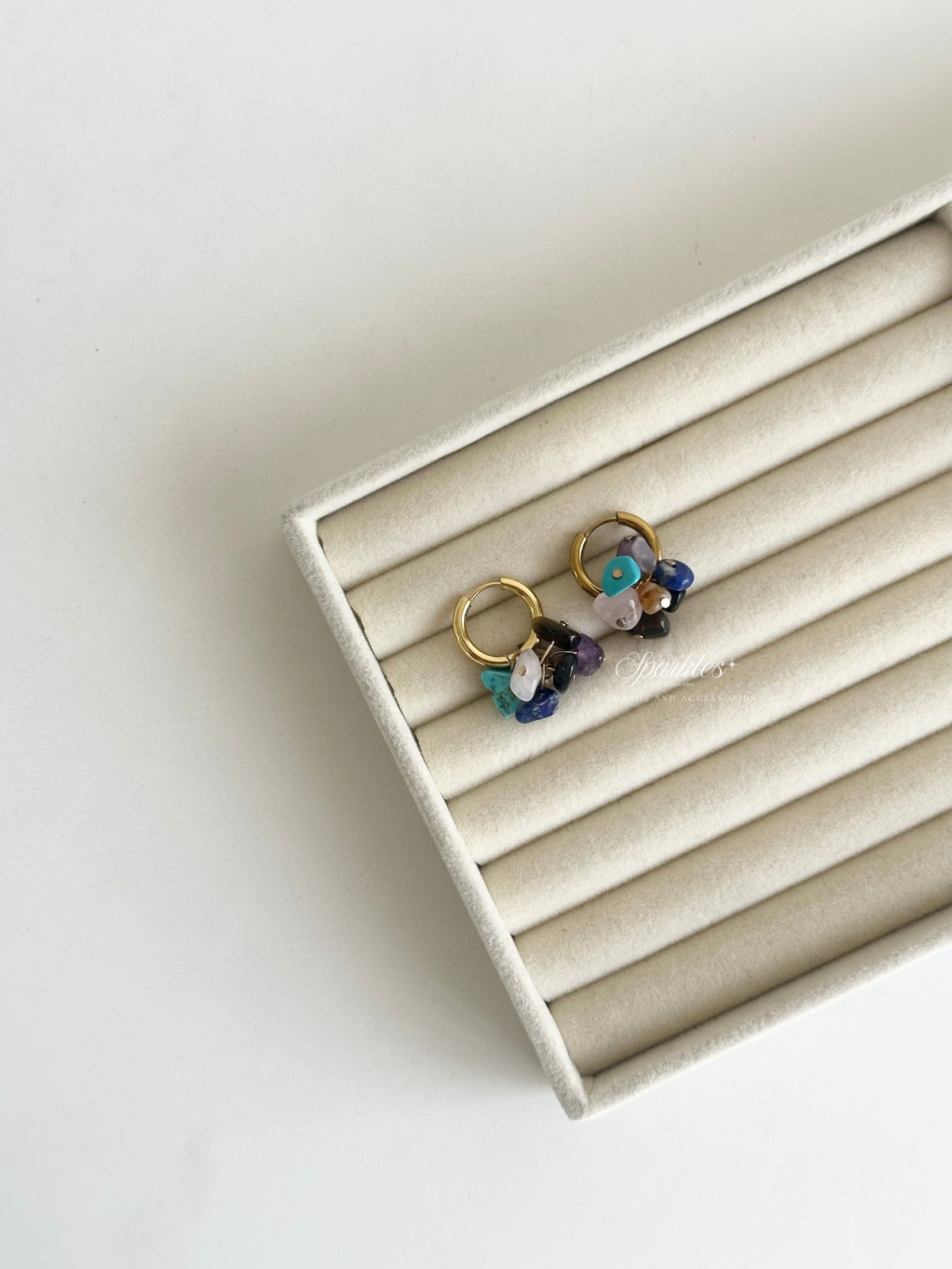 7 Chakra Hoop Earrings ch23