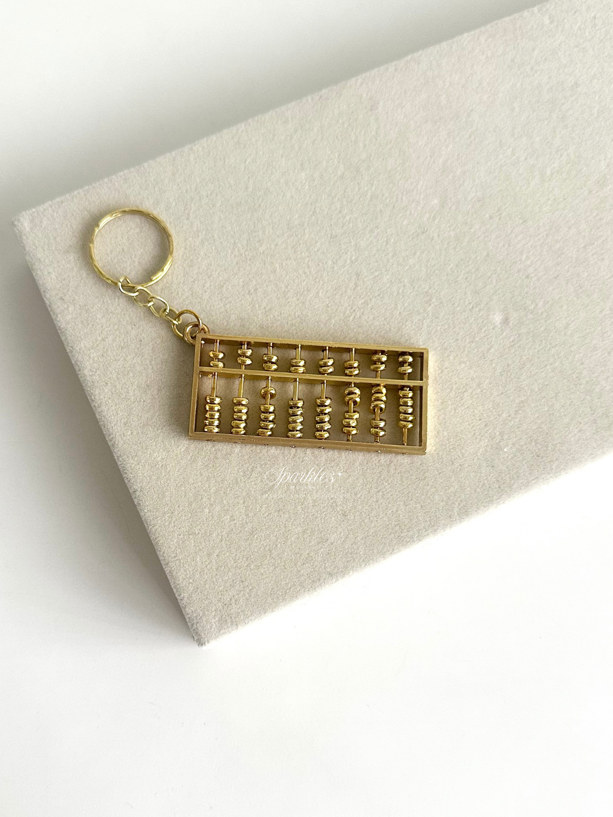 Gold Abacus Charm charm34