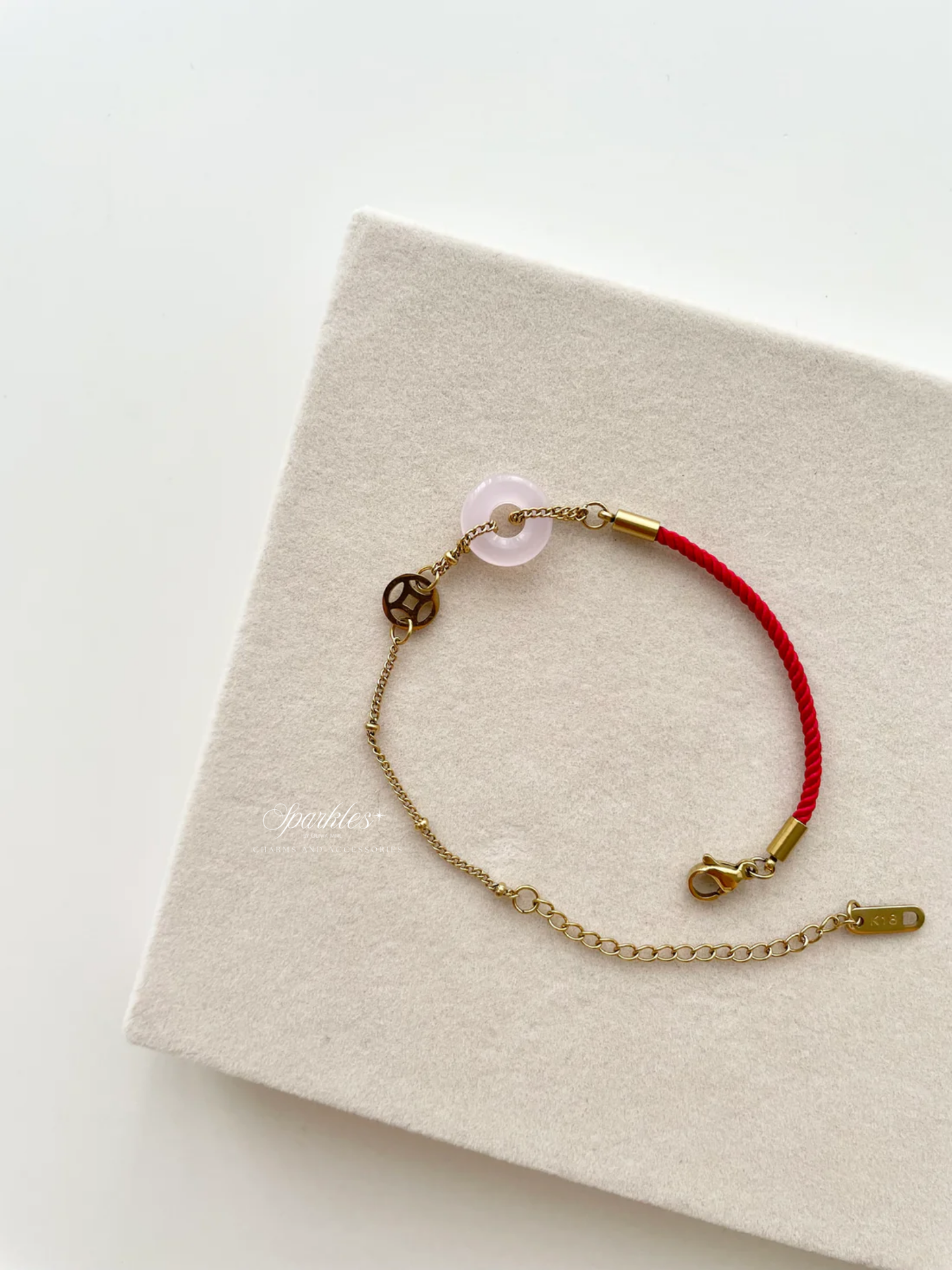 gb551 Pink jade bracelet