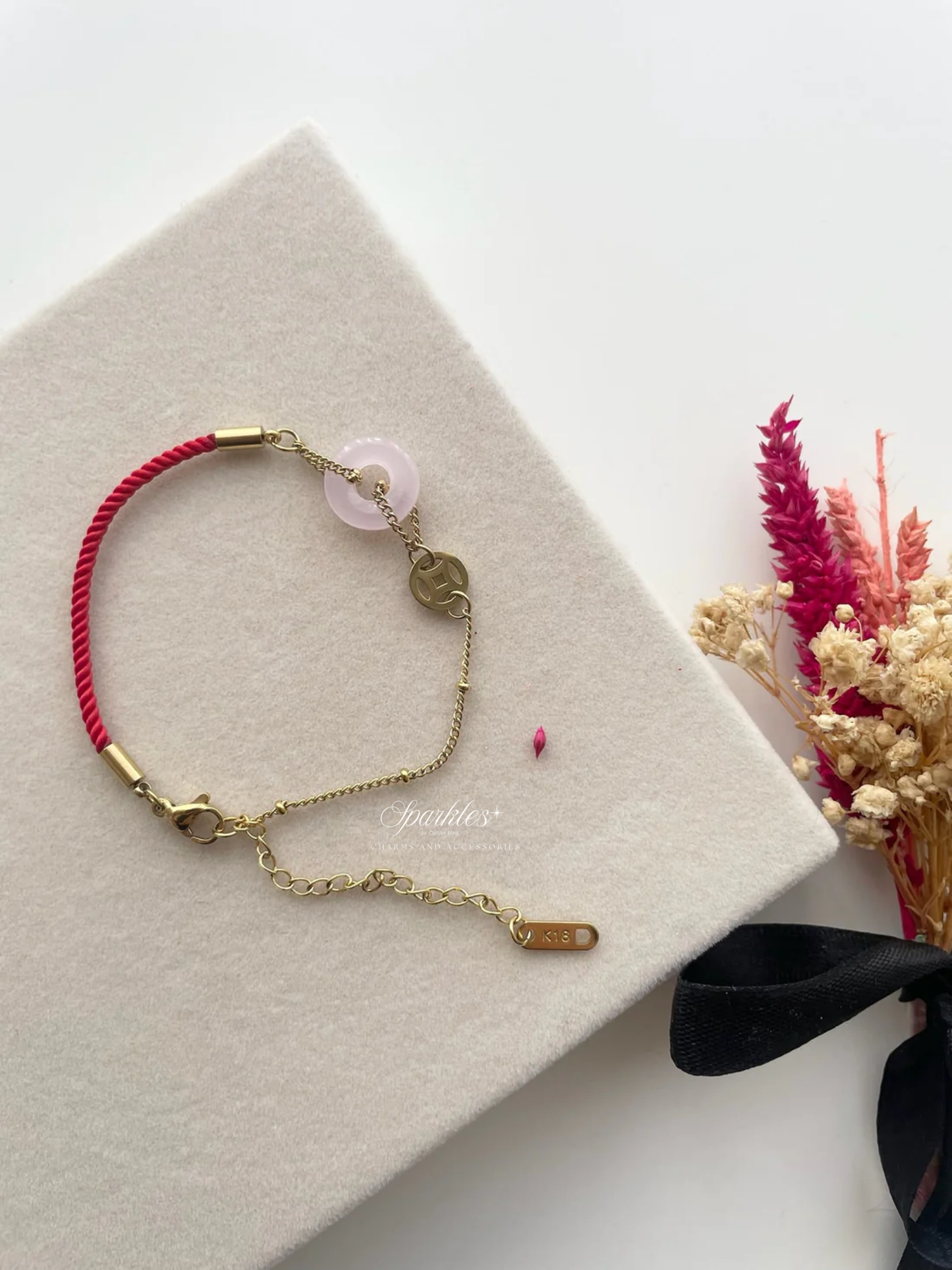 gb551 Pink jade bracelet