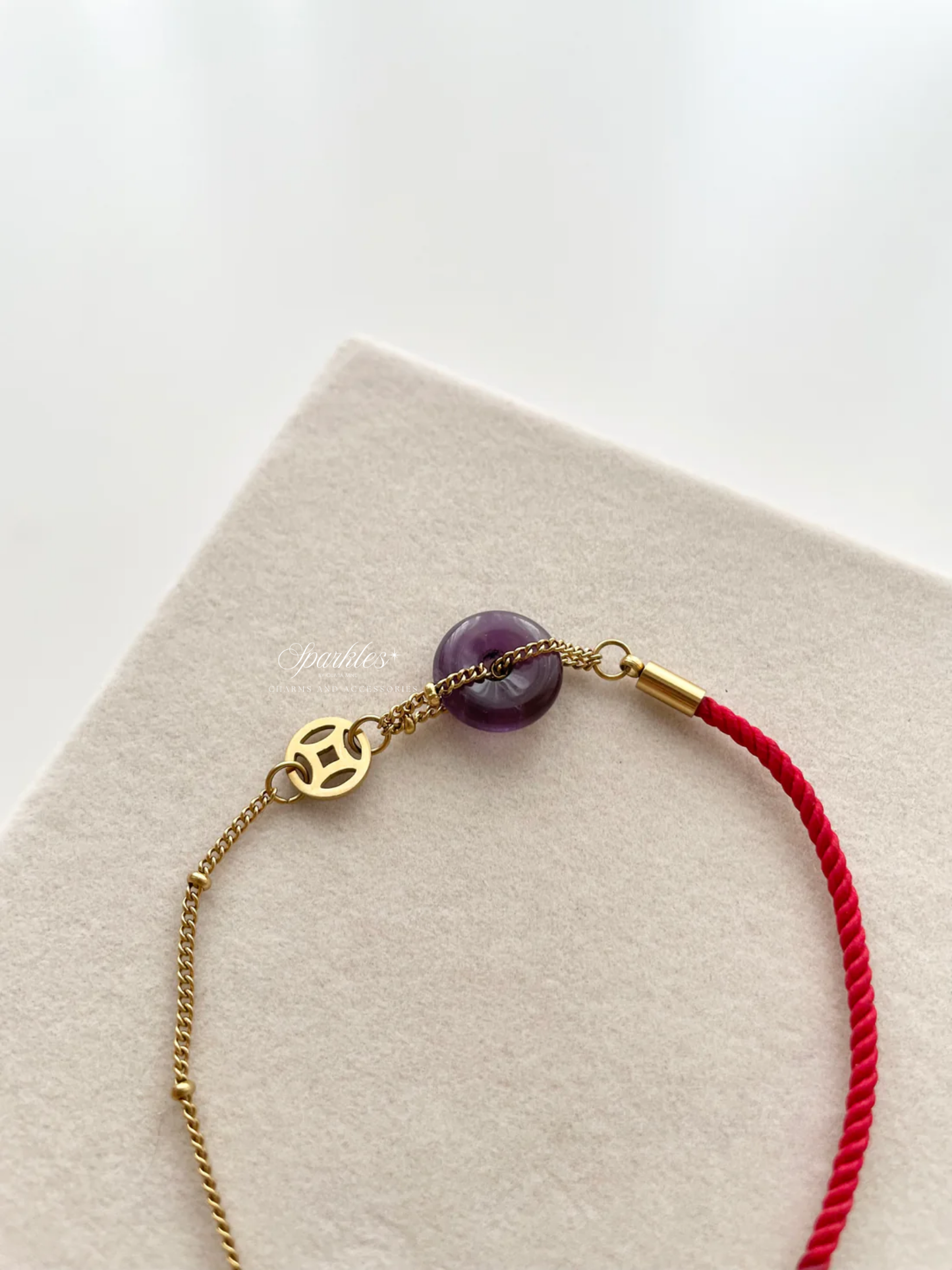gb553 Purple Jade bracelet