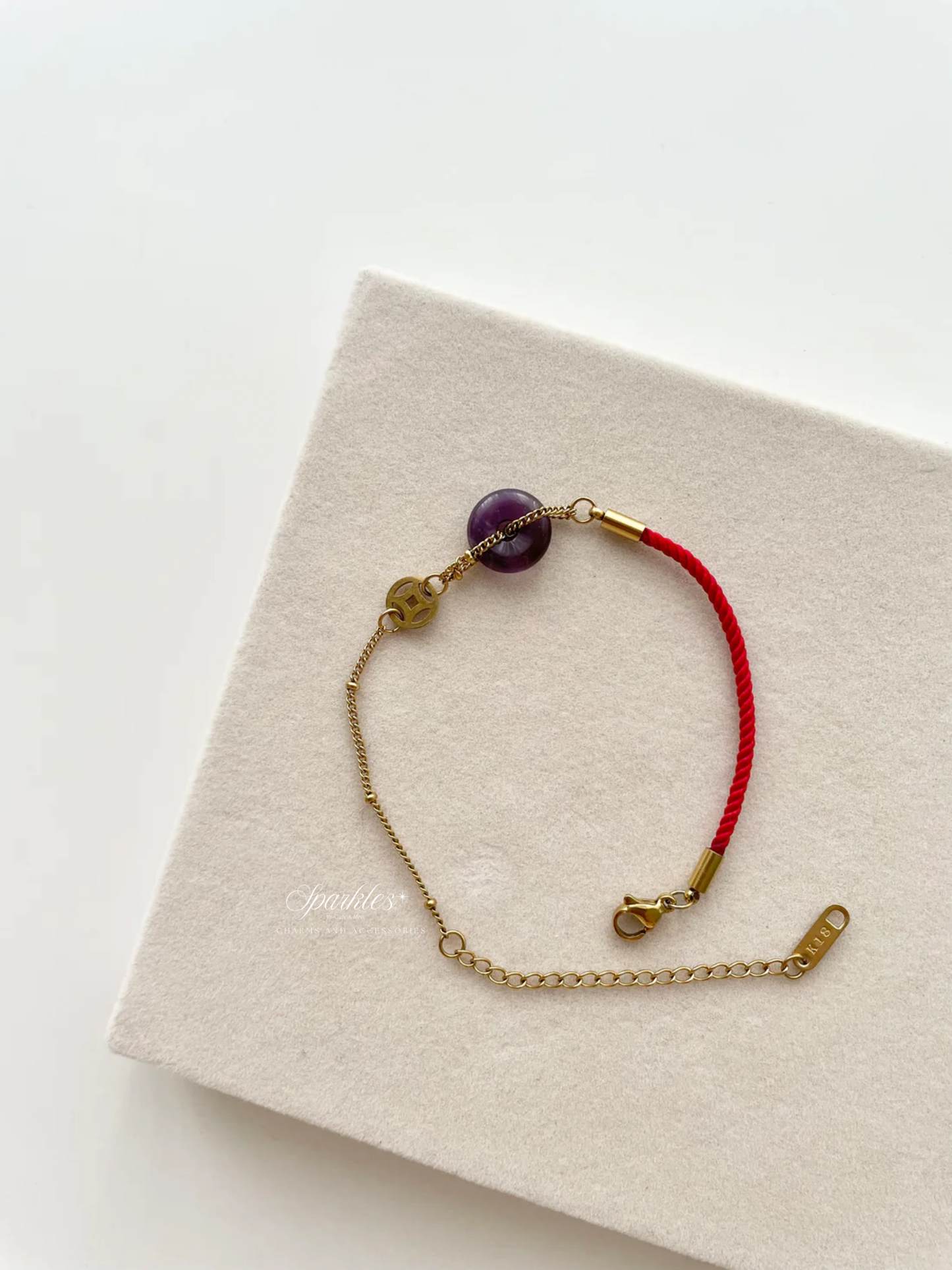 gb553 Purple Jade bracelet