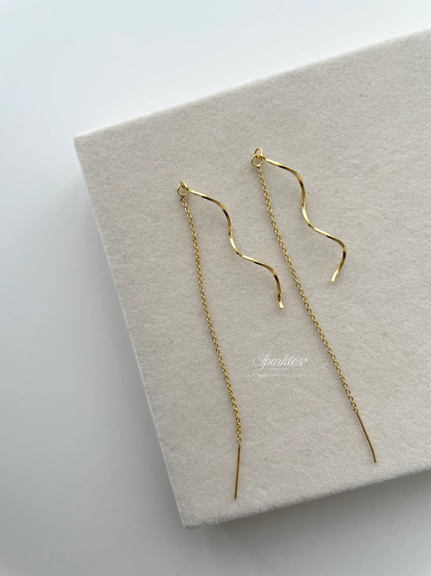 ge1350 Tassel gold earrings