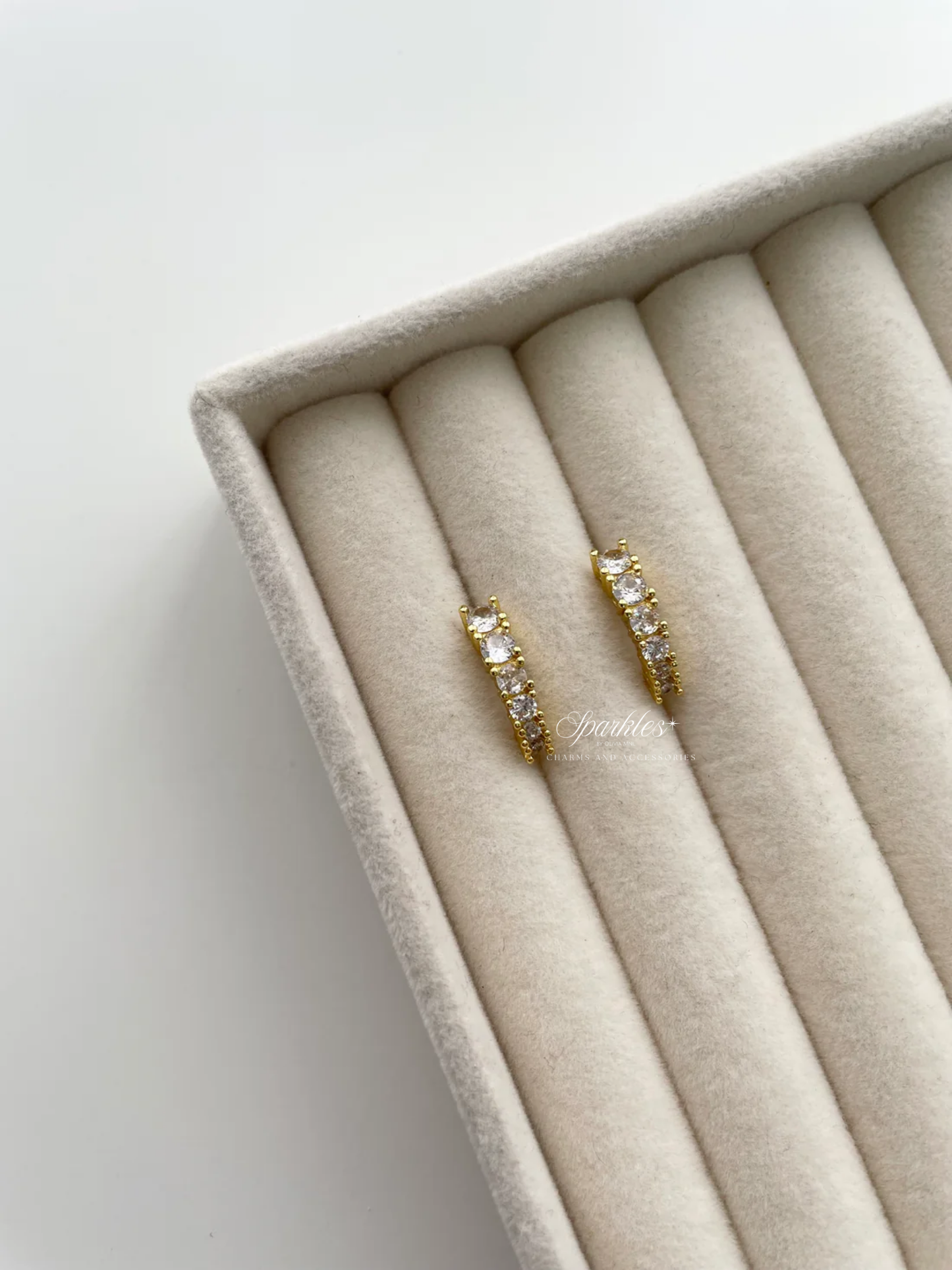 ge1406 stone gold hoop earrings
