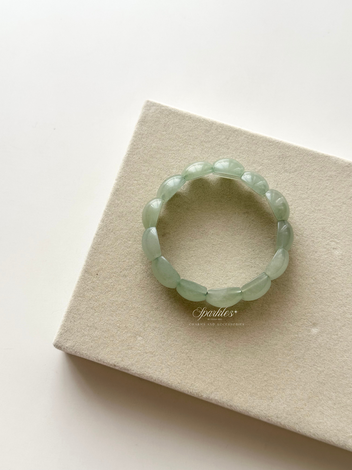 lucky9 square aventurine bracelet with sizes