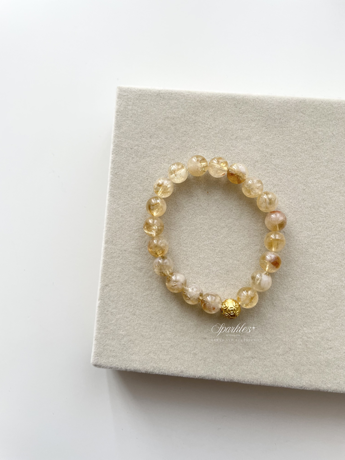 MB8 Moneyball in Citrine Stone Bracelet