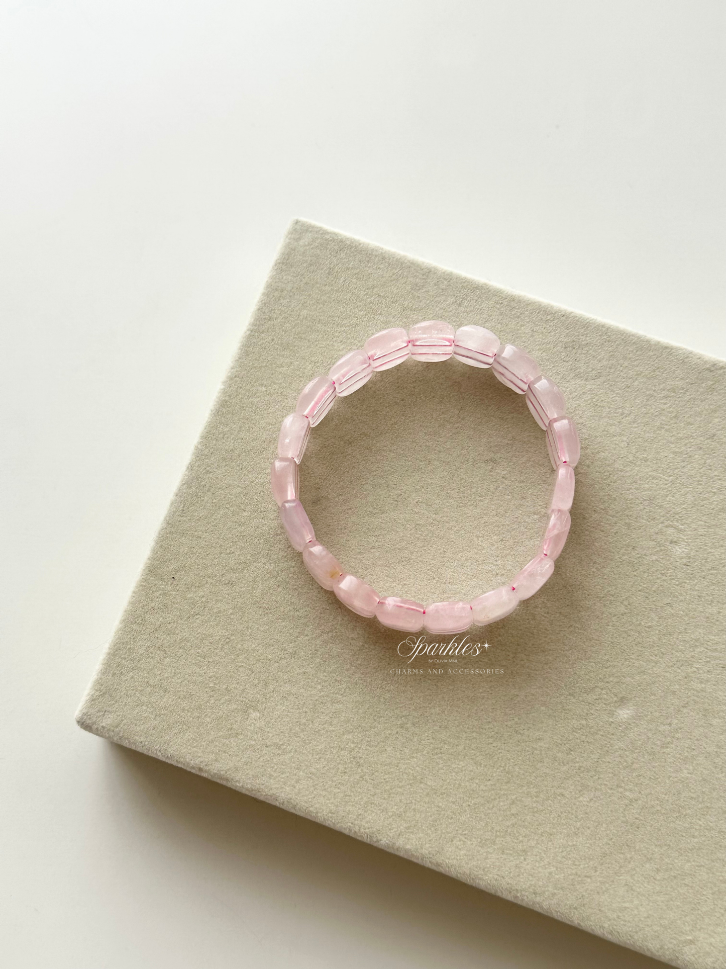 Rose9 Rose Quartz Anniversary Exclusive Bracelet with Sizes