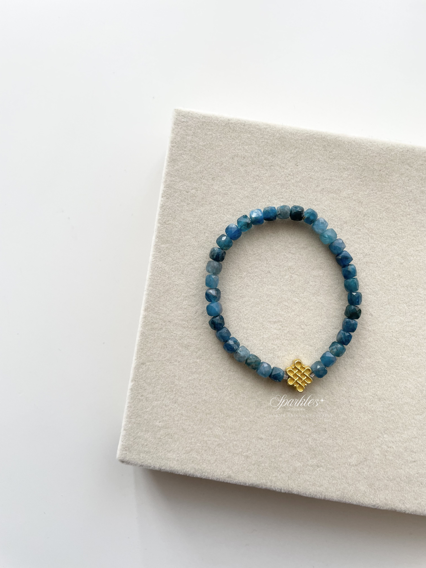 SelMystic Blue Apatite Bracelet with Sizes