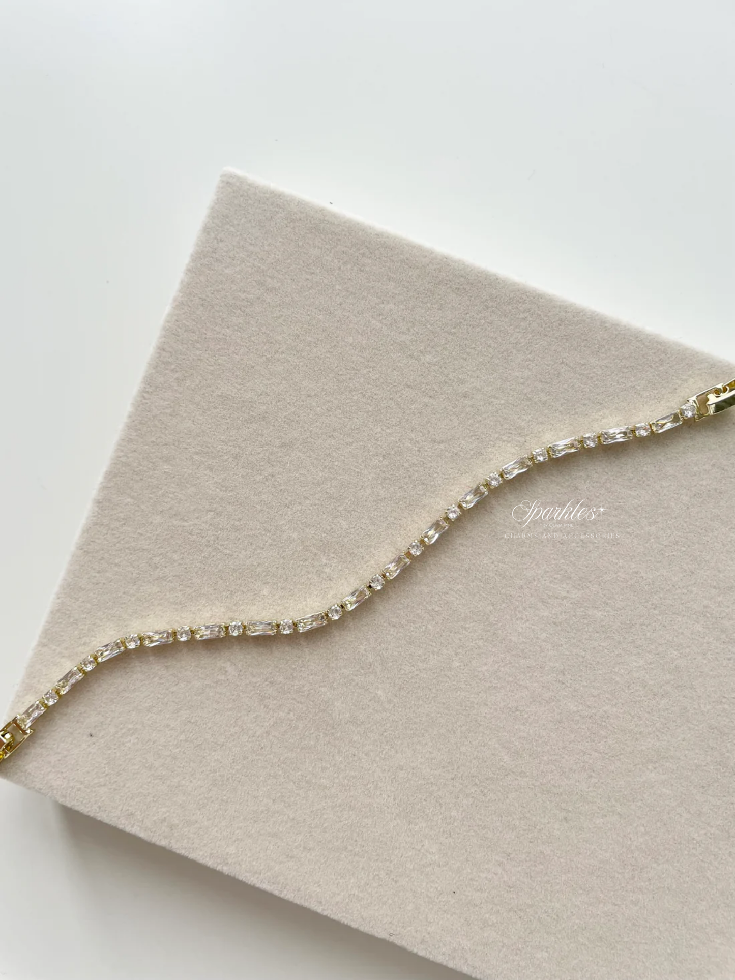 tennisA3 Small tennis bracelet 16cm