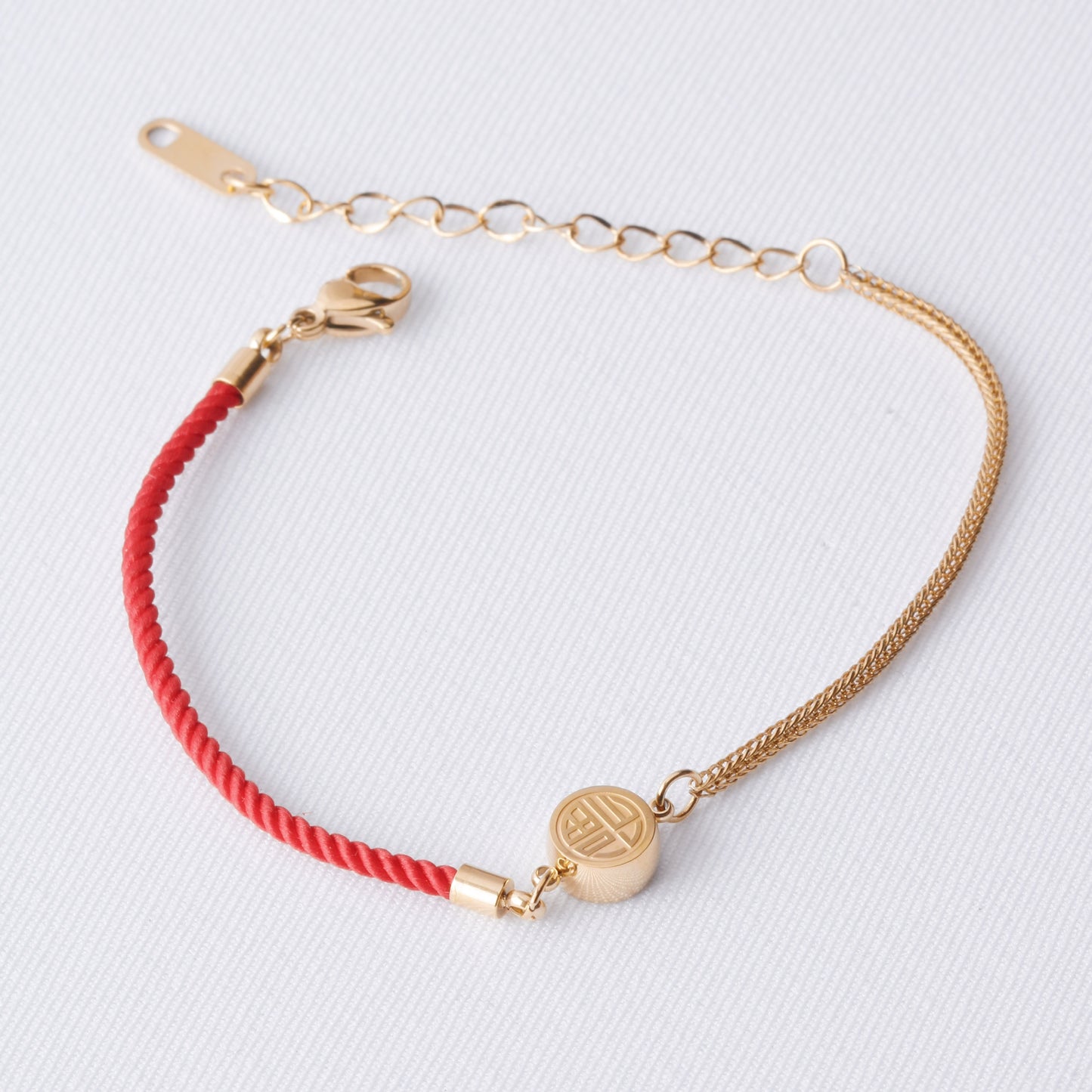 Emery Red String Bracelet