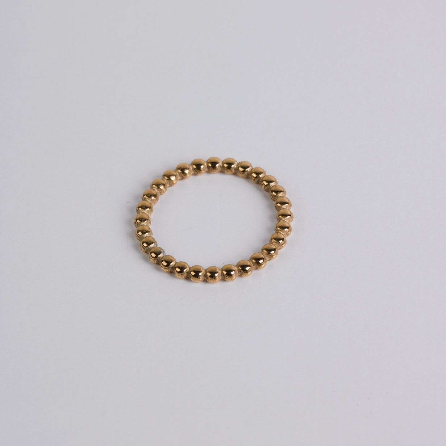 Beaded Gold Ring with sizes