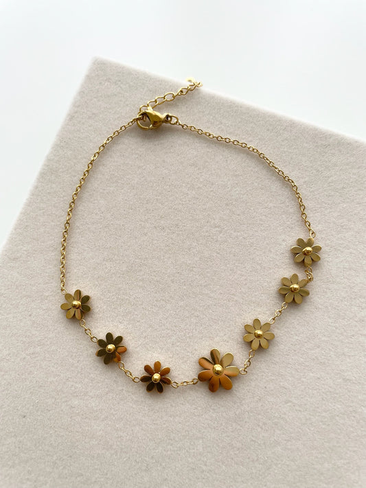 Flower anklet