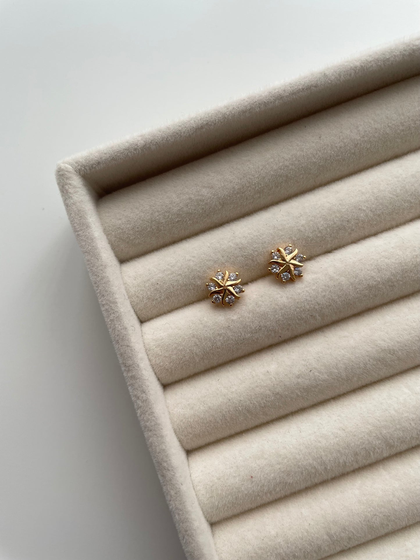 ge1426 gold stud earrings