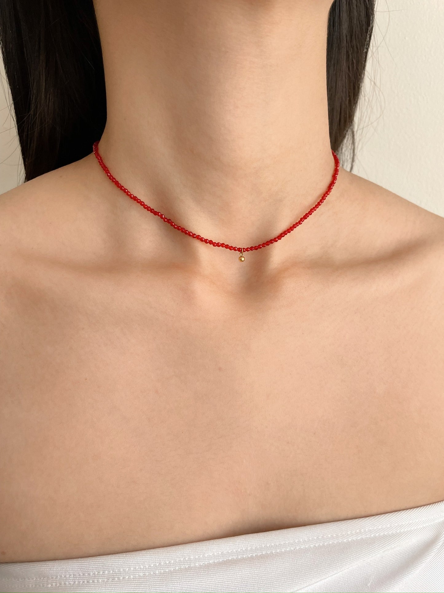 Lucky Red Beads Necklace