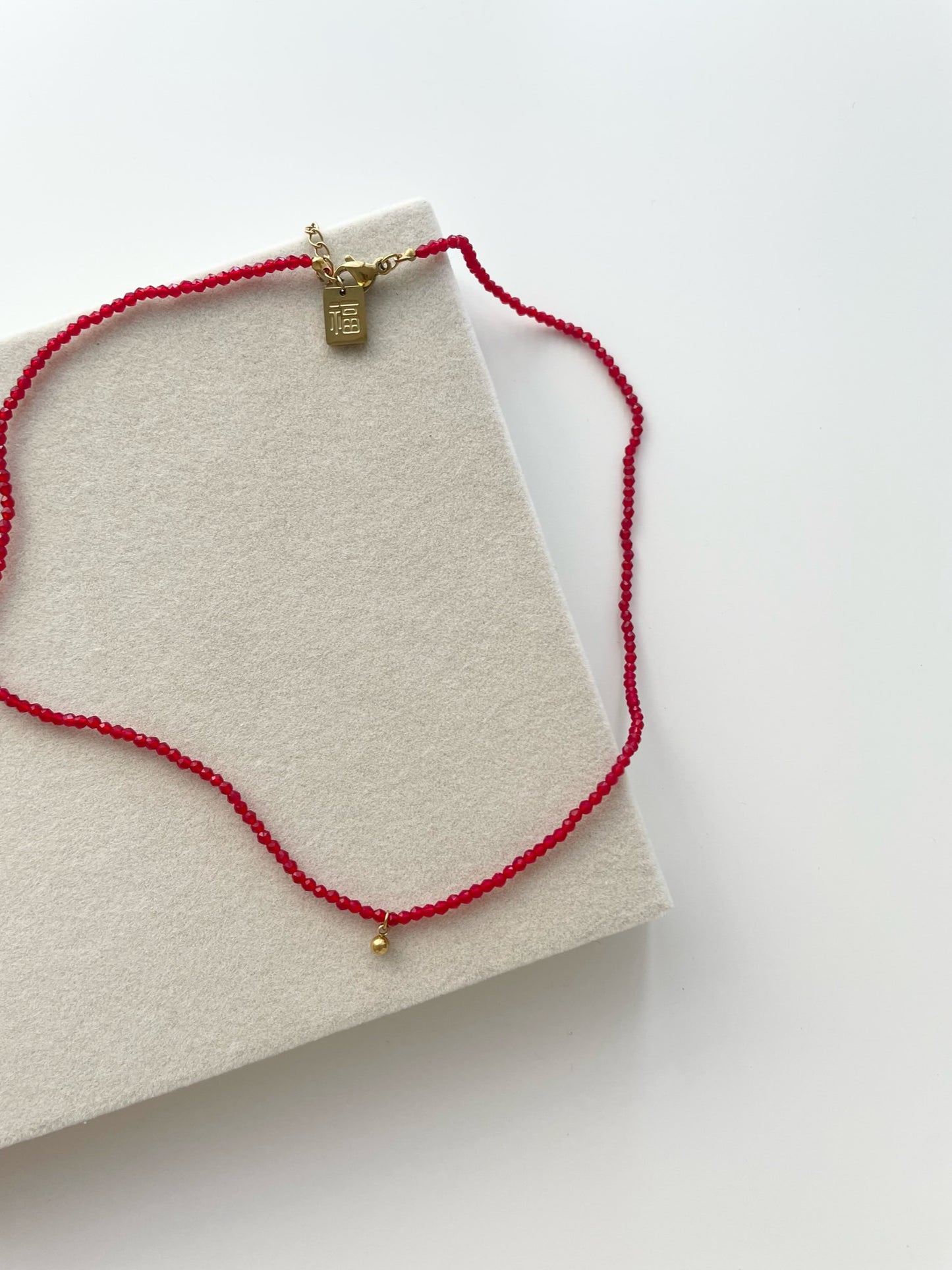 Lucky Red Beads Necklace