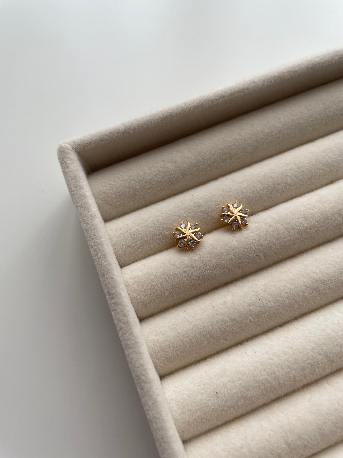 ge1426 gold stud earrings