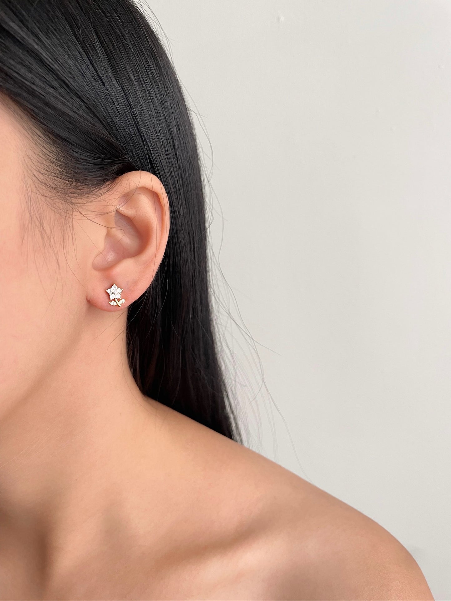 Dainty stud earrings