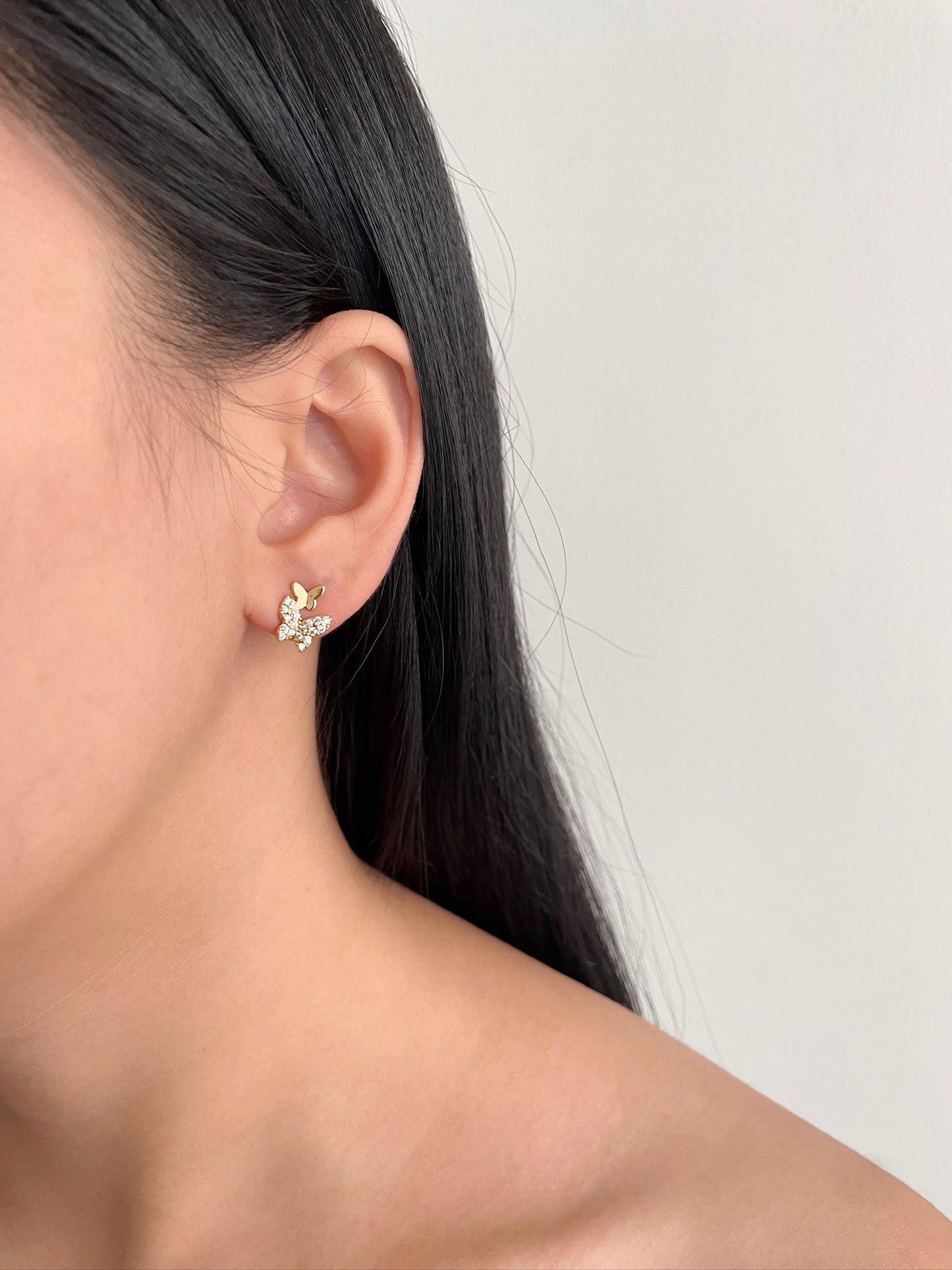 Dainty stud earrings