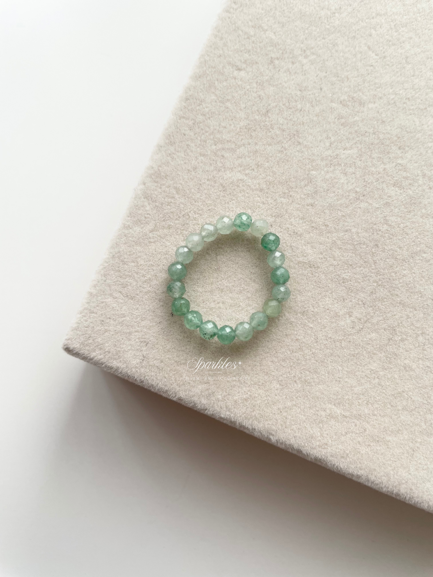Aventurine Ring with Sizes