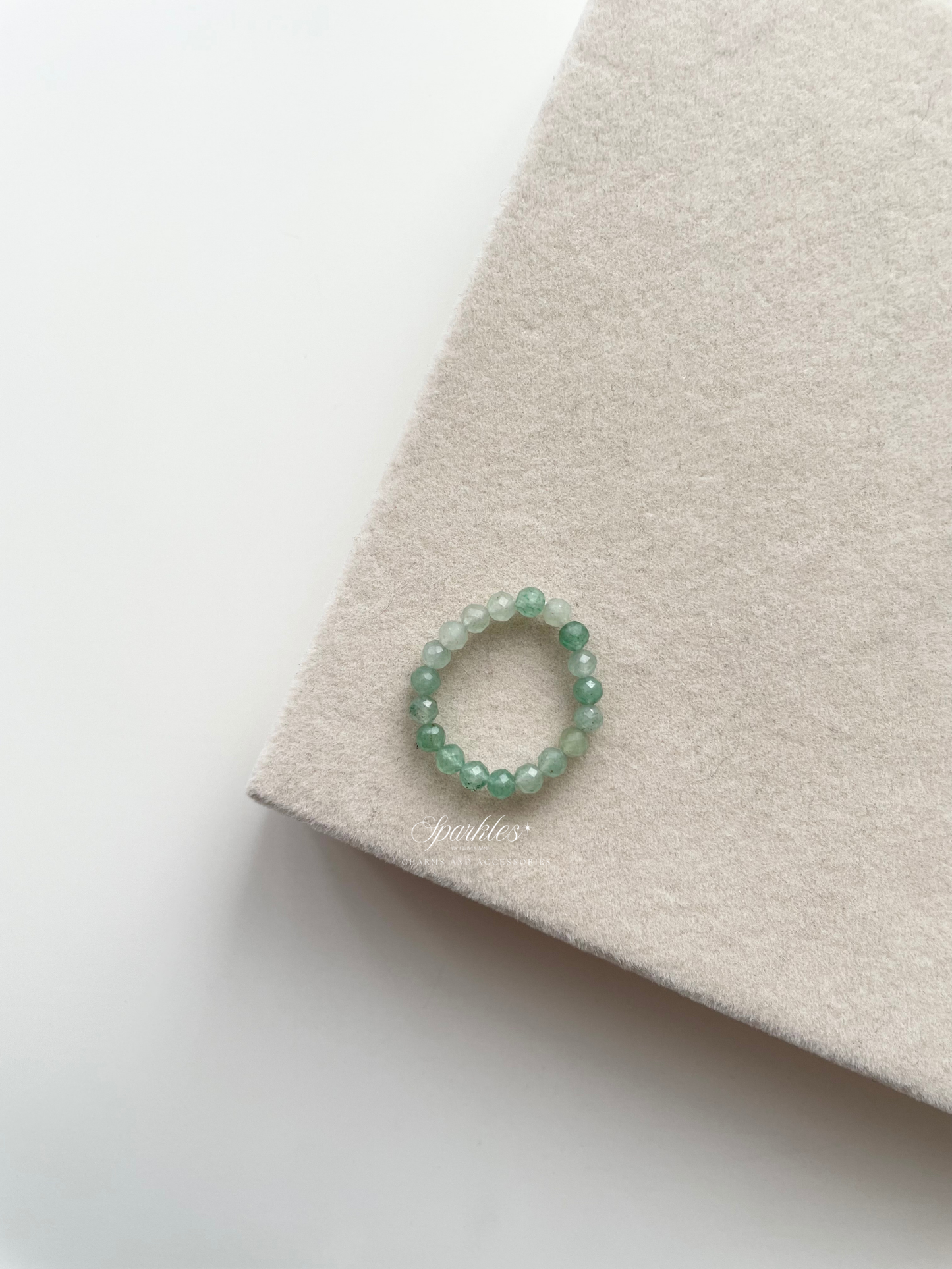 Aventurine Ring with Sizes