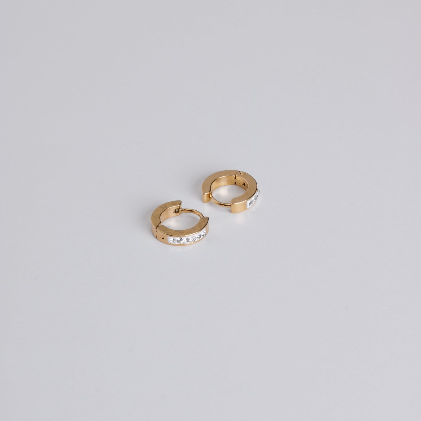 Two Tone Mini Hoops