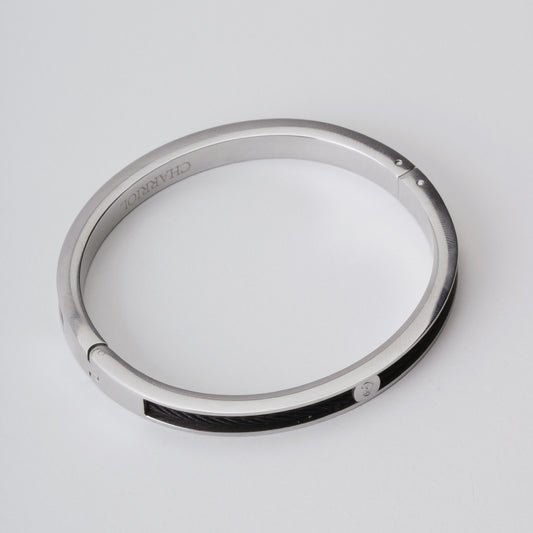 C Bangle Silver And Black