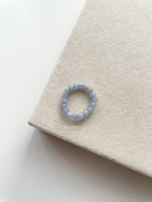 Angelite ring with sizes