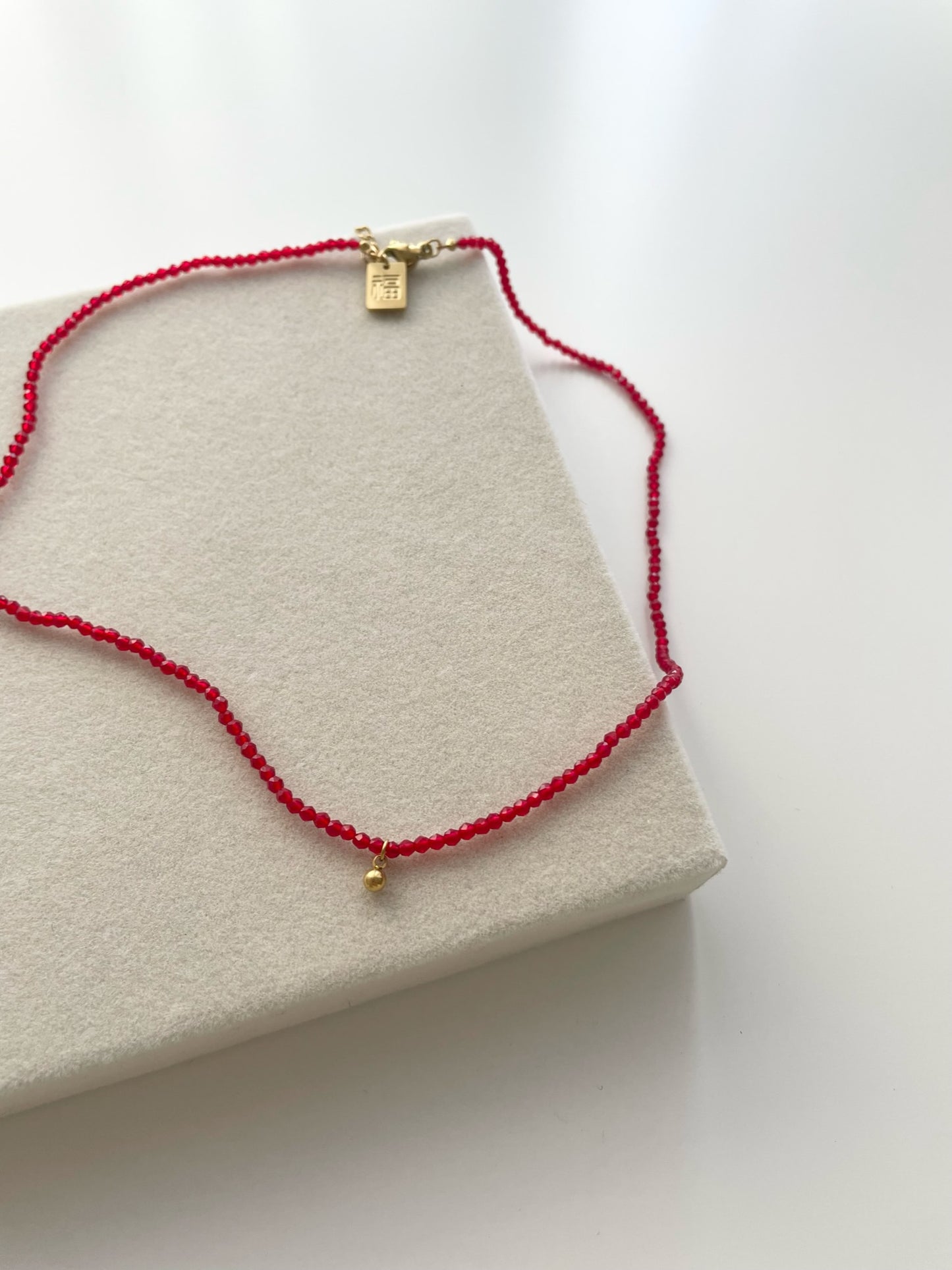 Lucky Red Beads Necklace