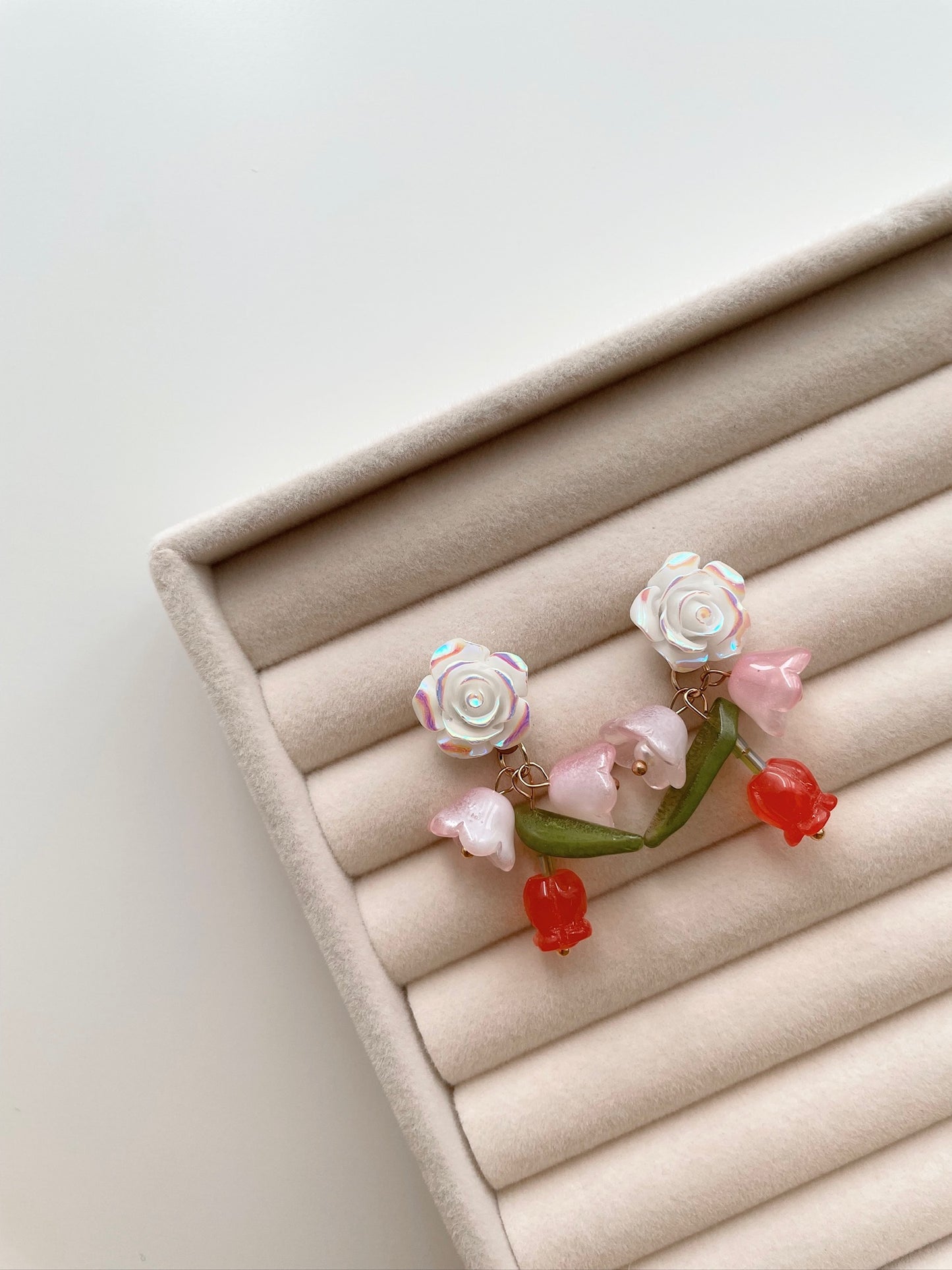 Adrienne multi floral earrings