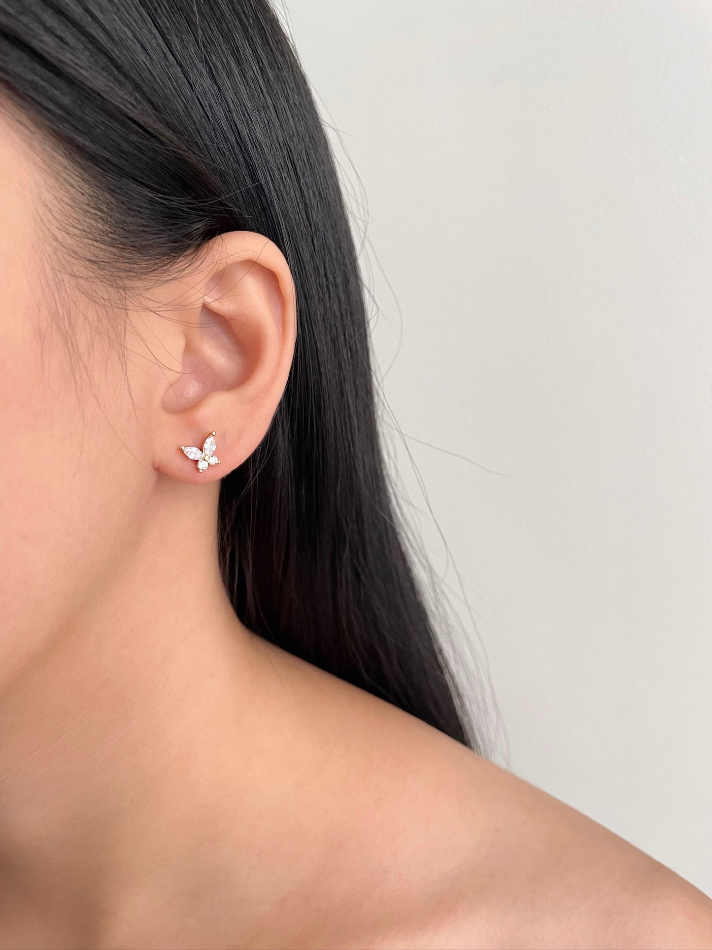 Dainty stud earrings