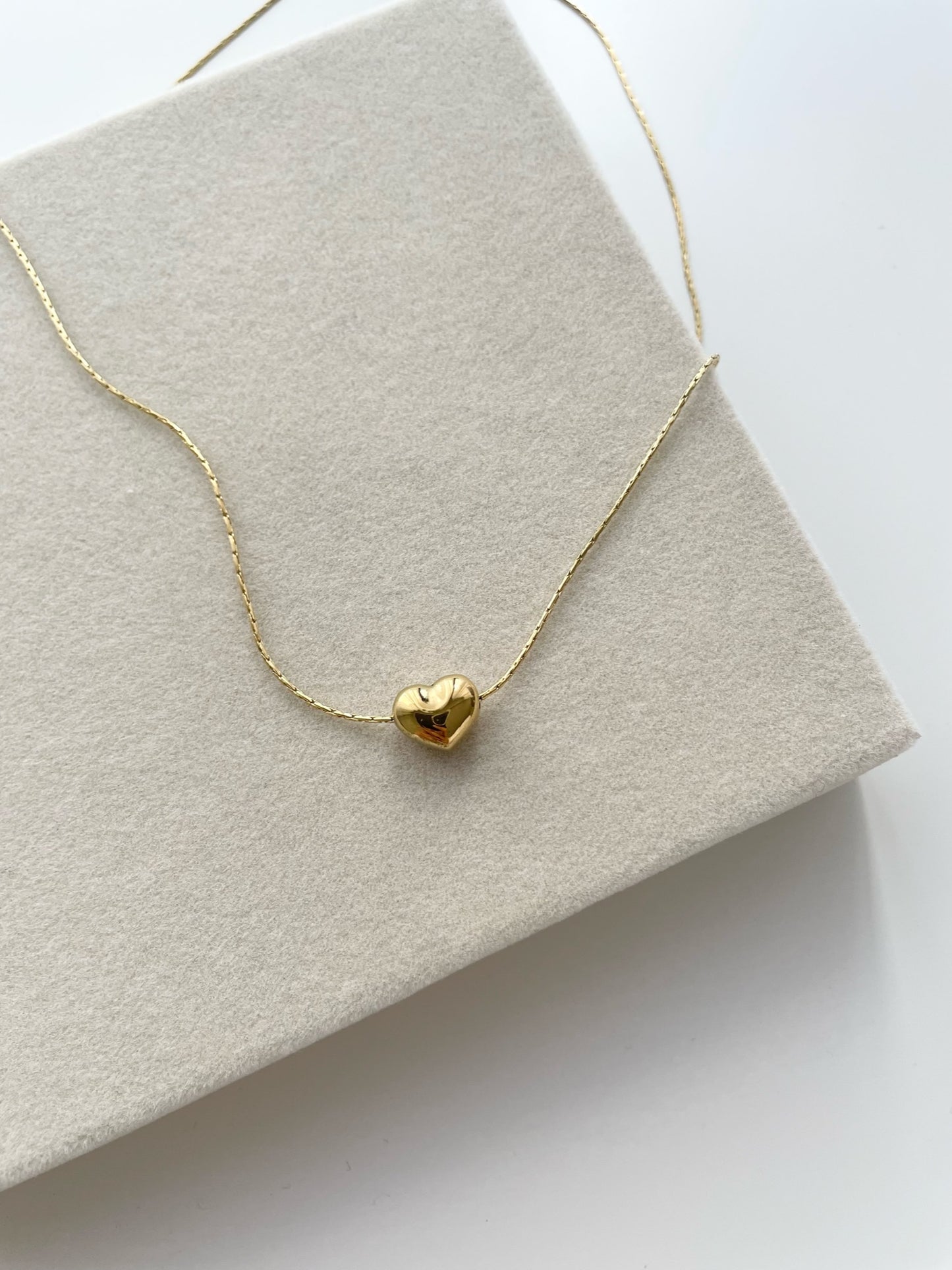 New Ivana Heart Necklace In Gold