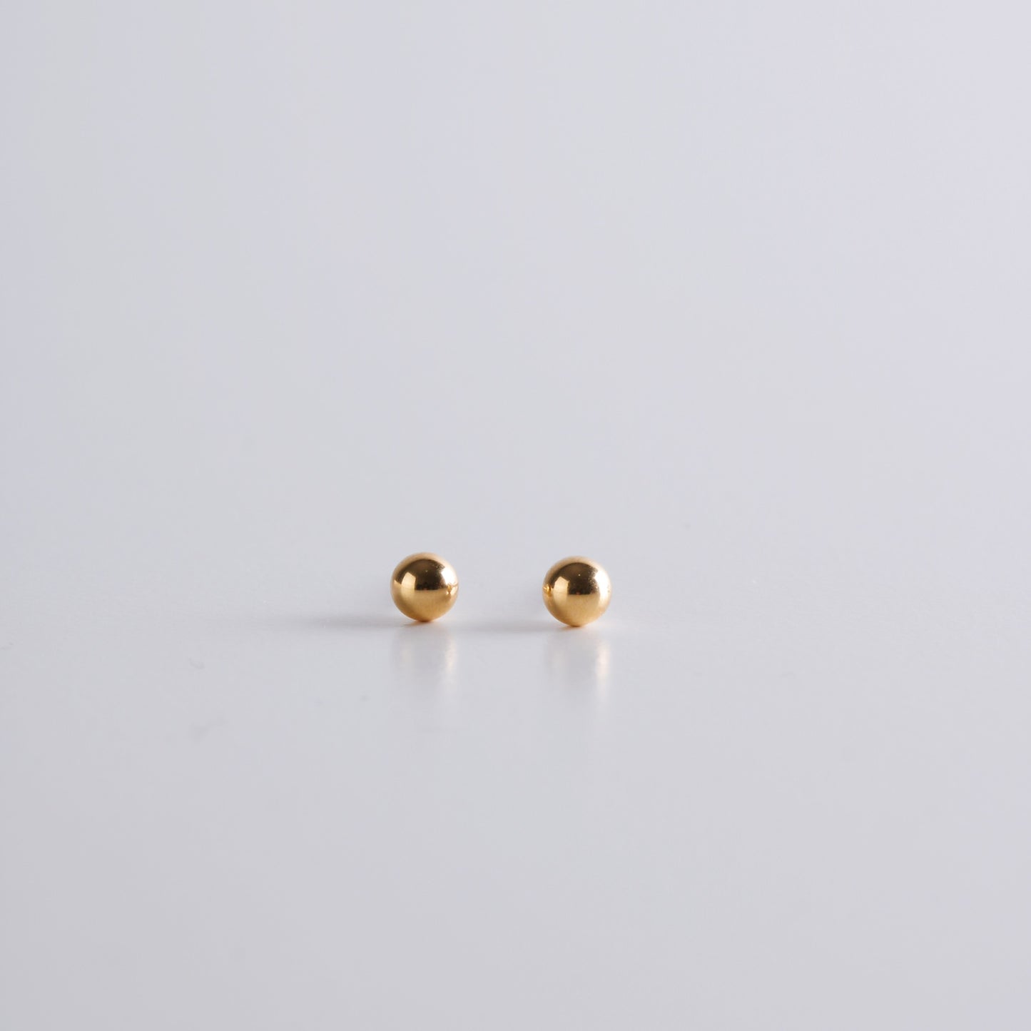 Gold Bead Studs