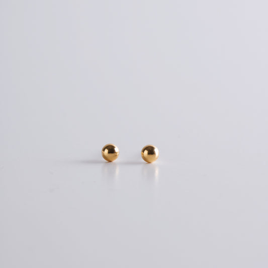 Gold Bead Studs