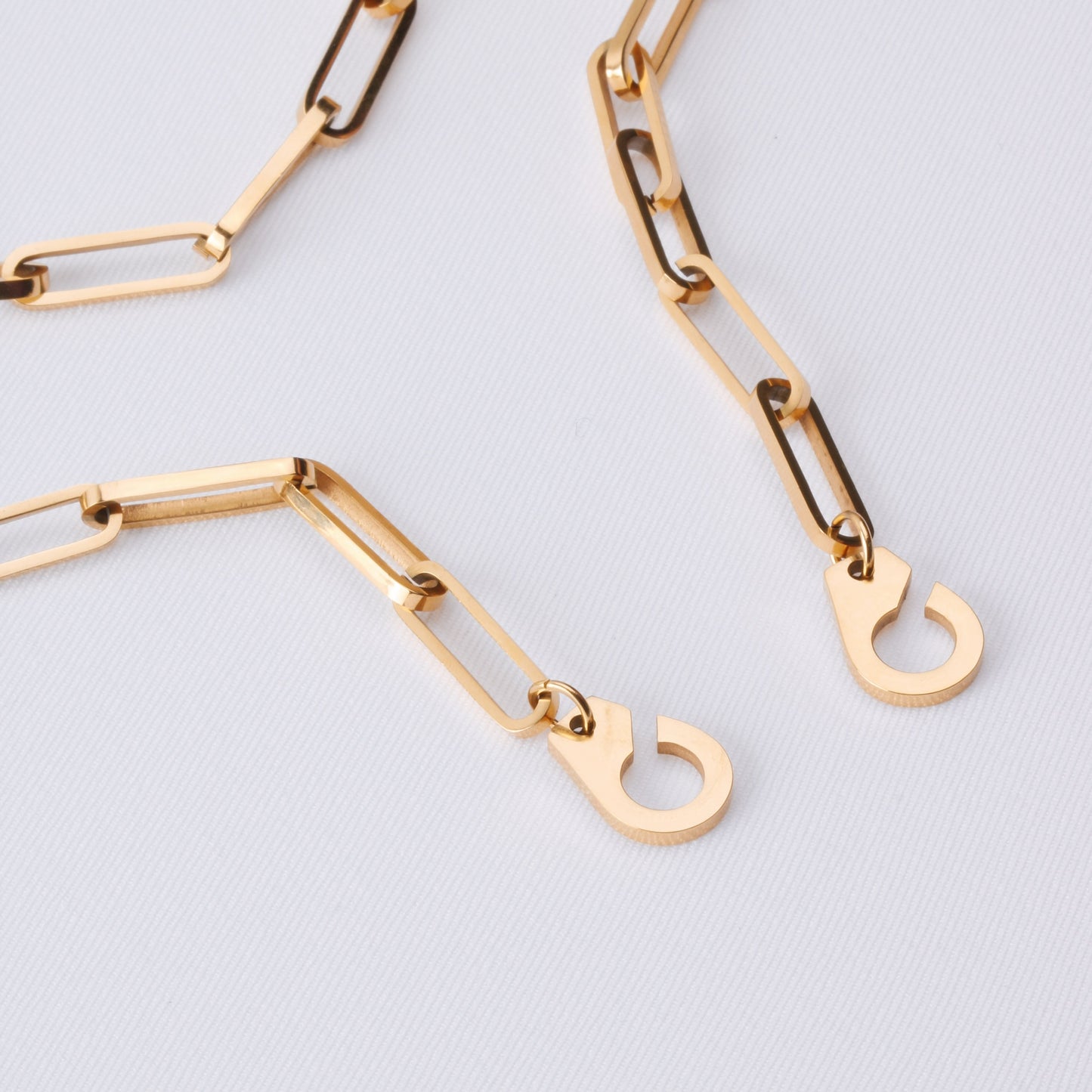 Chunky Paperclip Gold Necklace