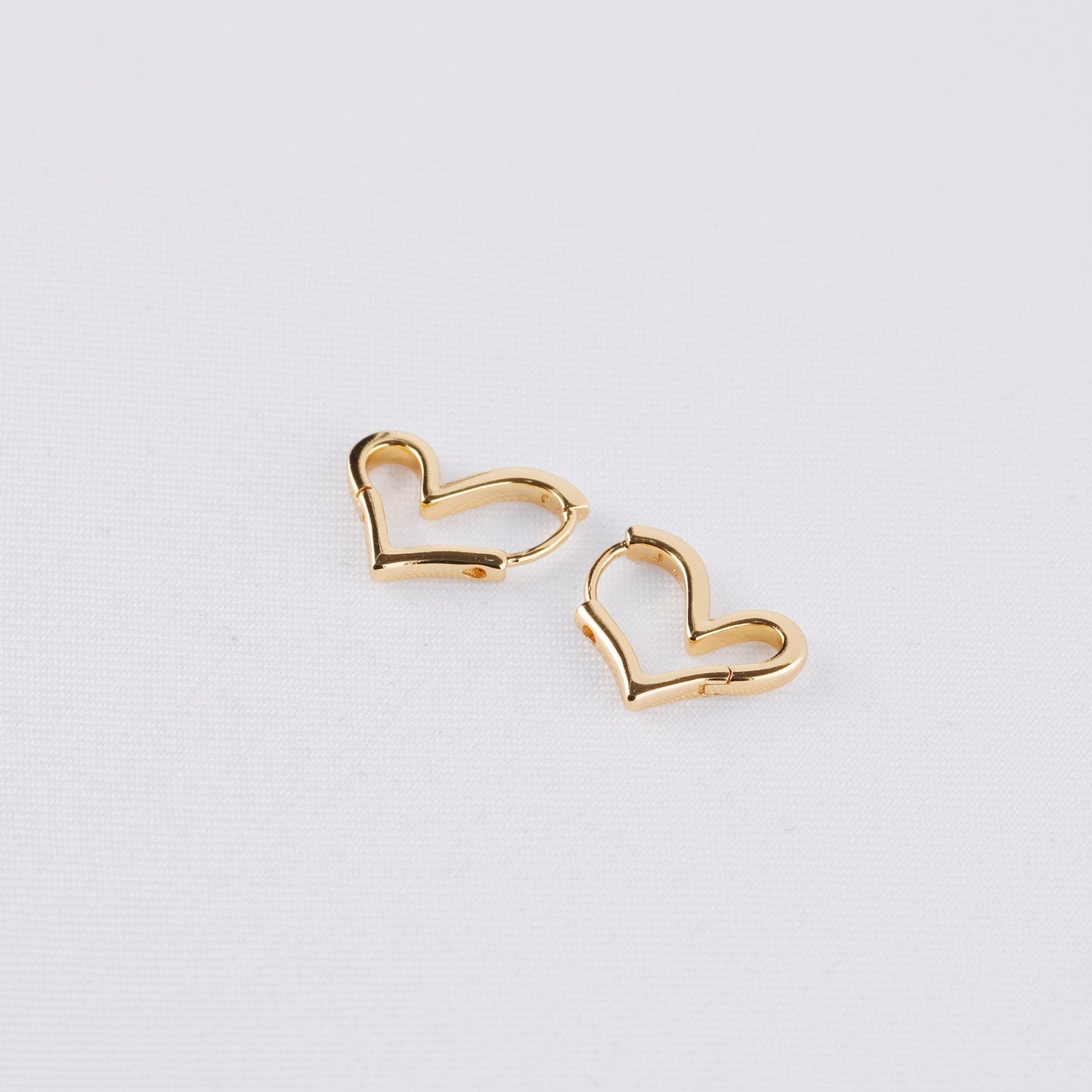 Emily Heart Hoop Earrings