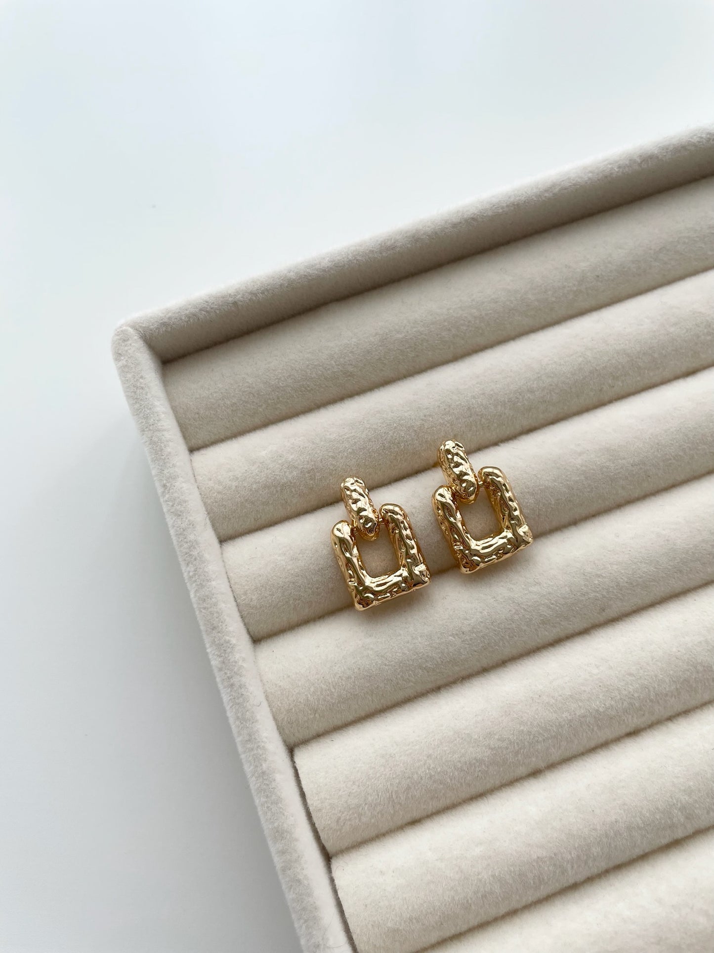 Corrine gold earrings