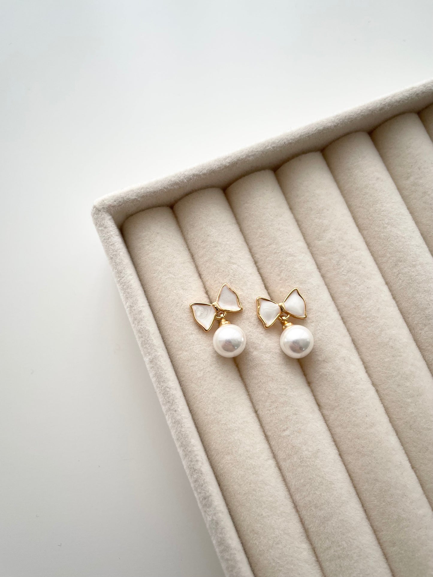 Pearl earrings