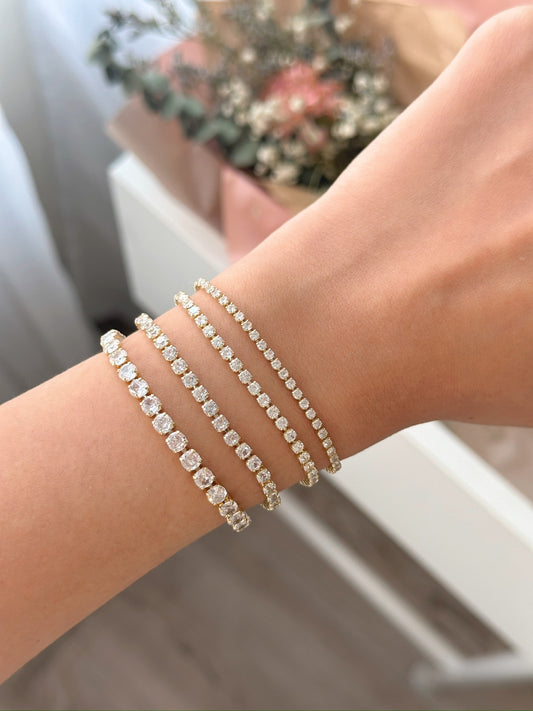 16cm Gold tennis bracelets