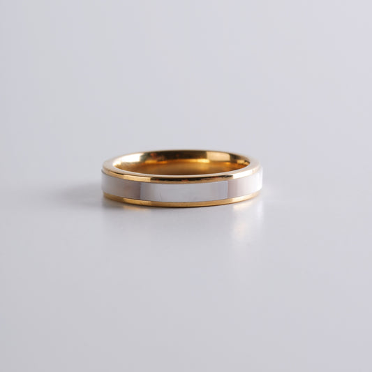 Mother Of Pearl Bond Ring