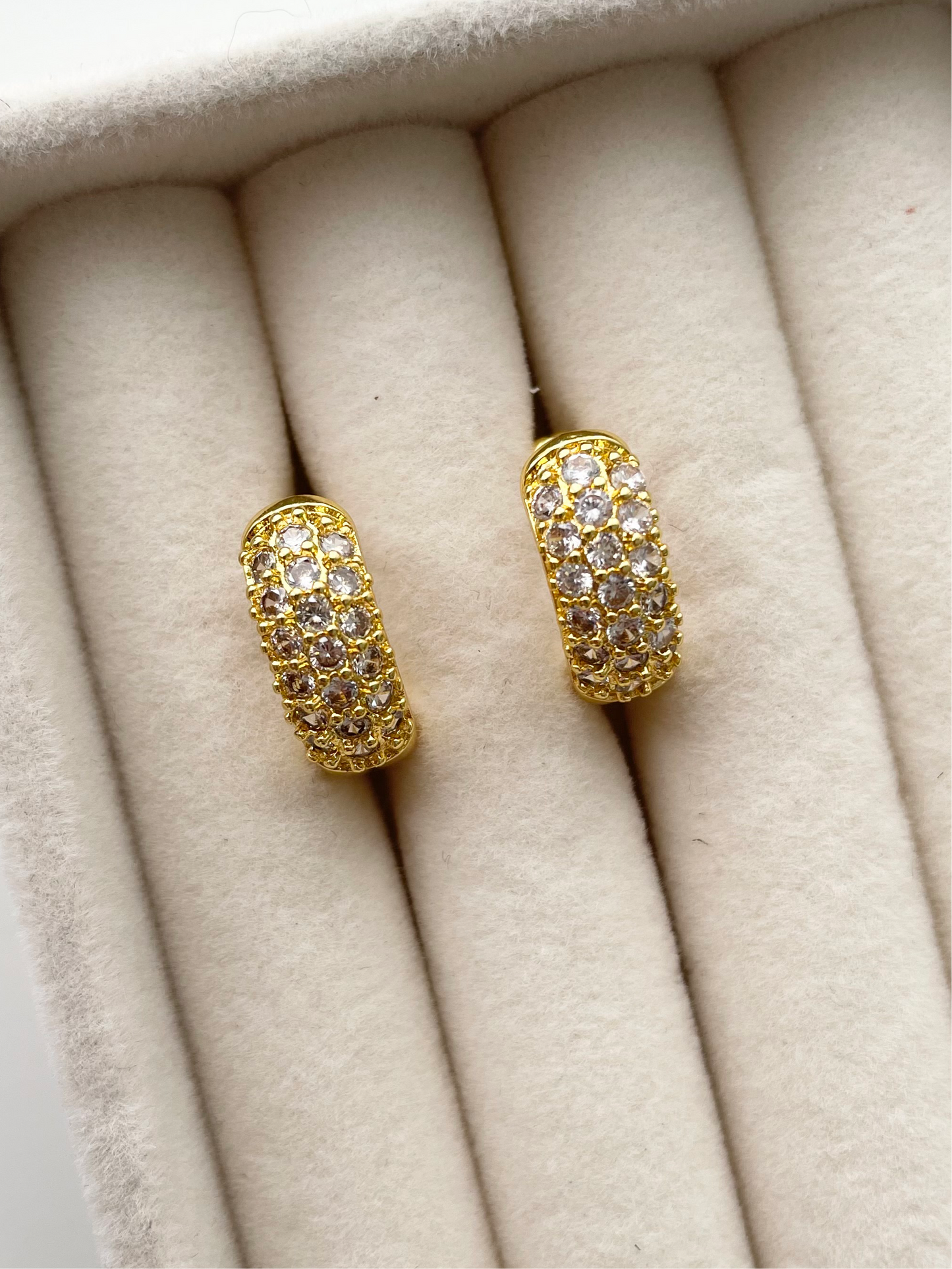 ge1346 Chunky hoop earrings